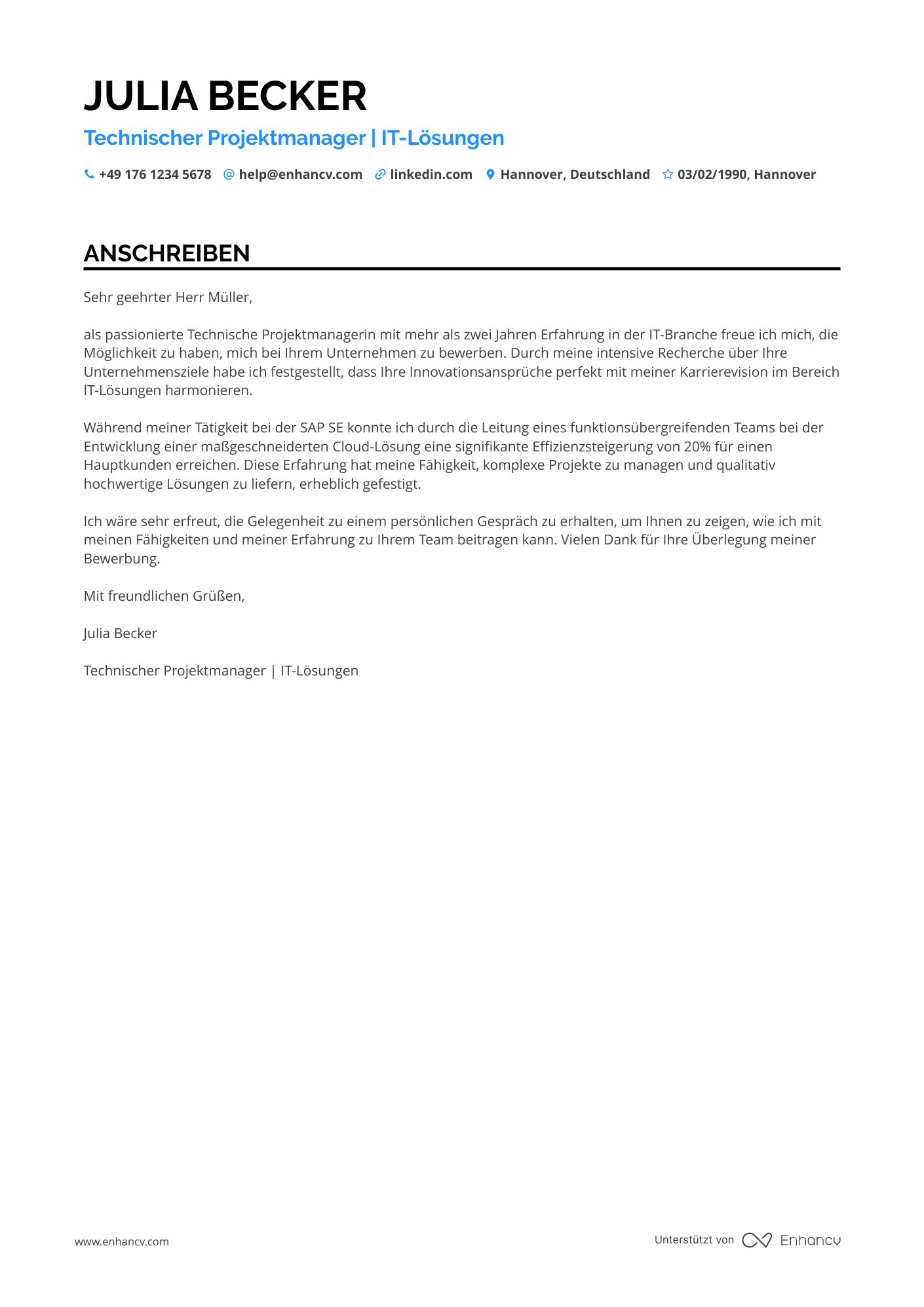 Einstiegslevel Technischer Leiter