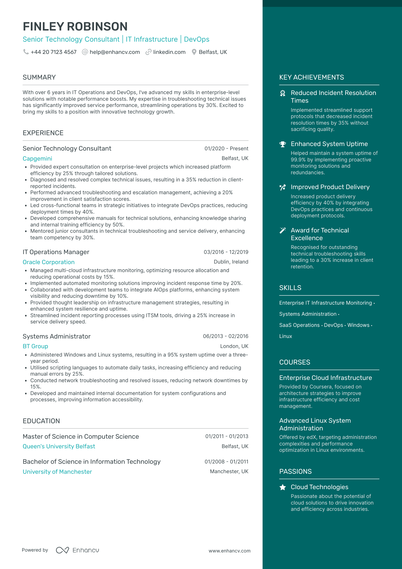 Senior Computer Science Consultant