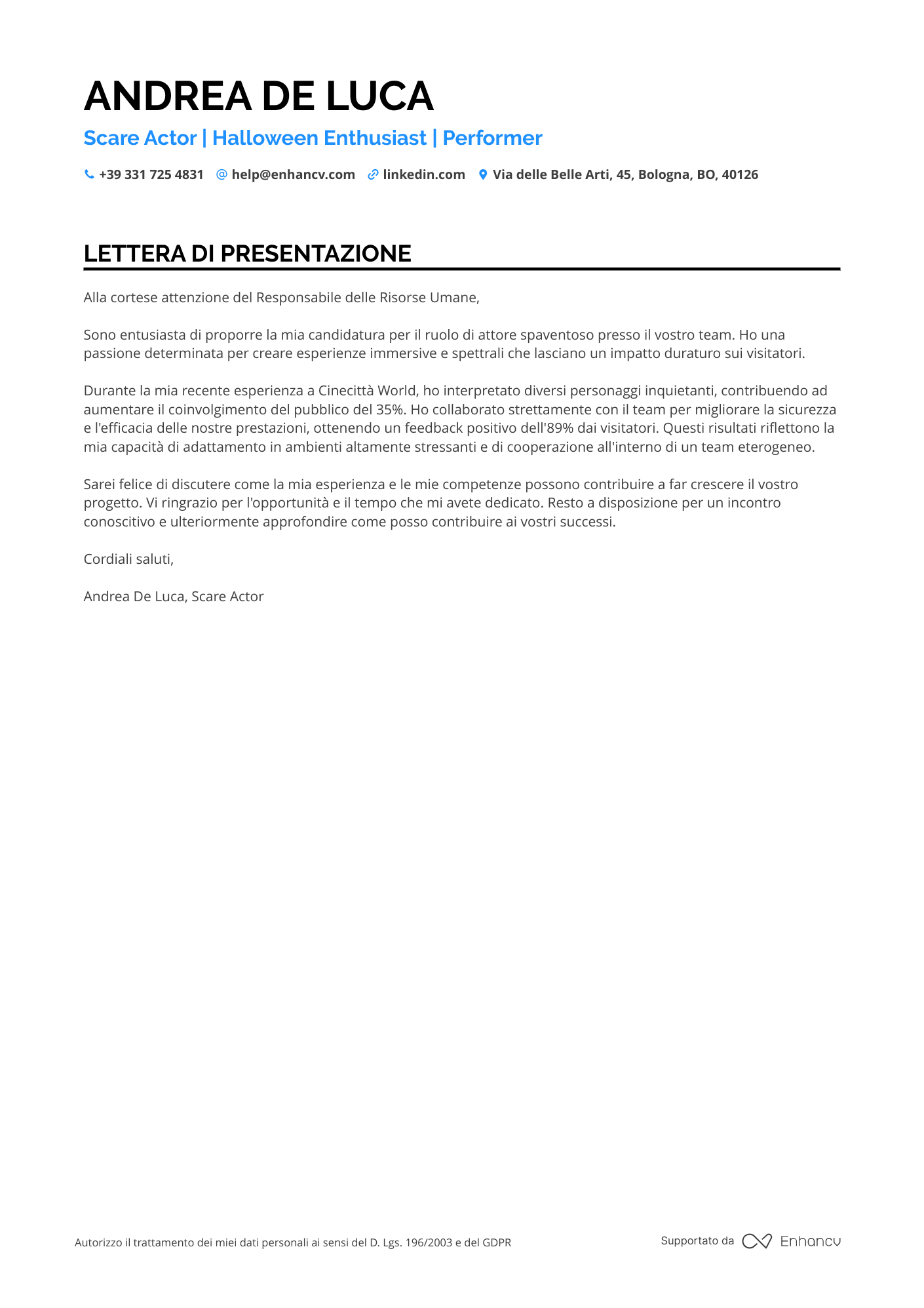 Attore Drammatico