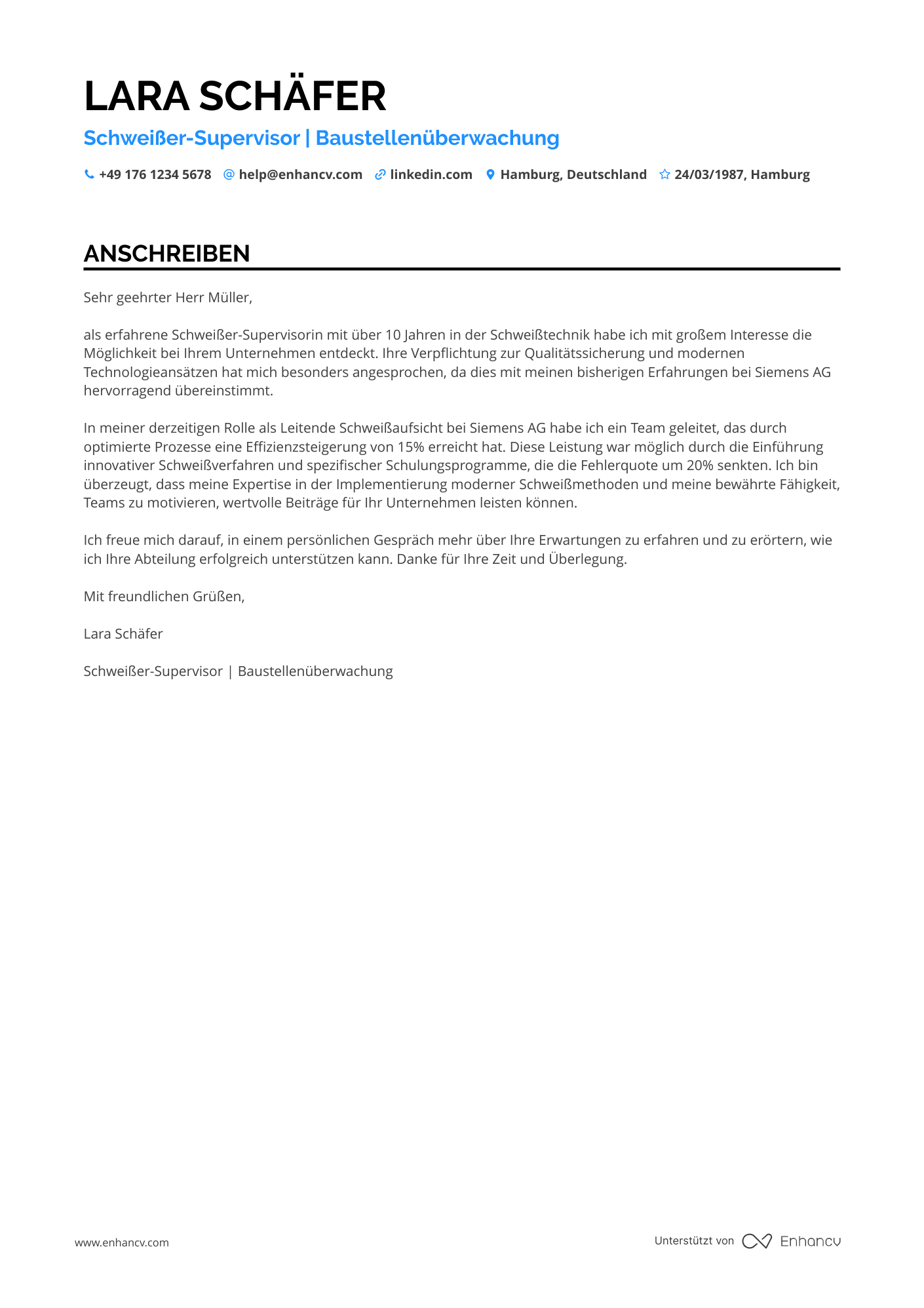 Schweißer Supervisor