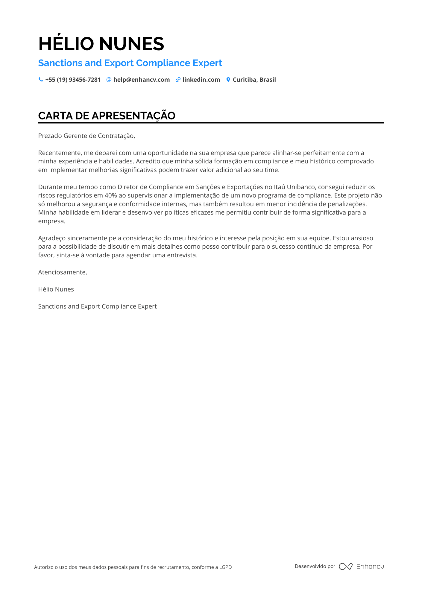 Diretor Comercial de Exportação