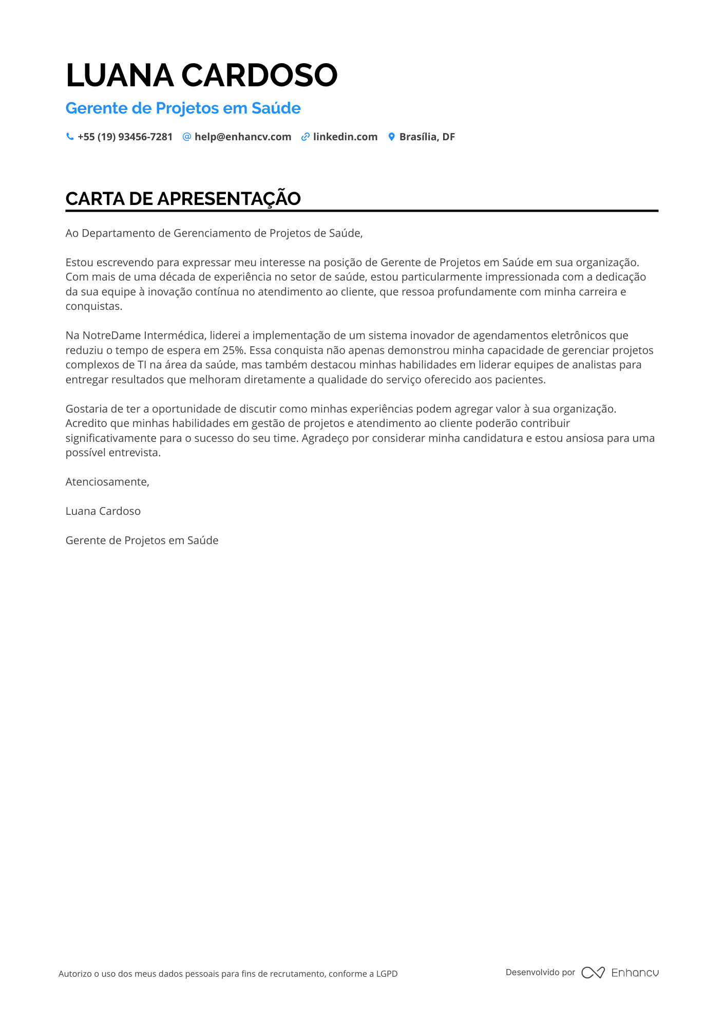 Gerente Administrativo de Operações