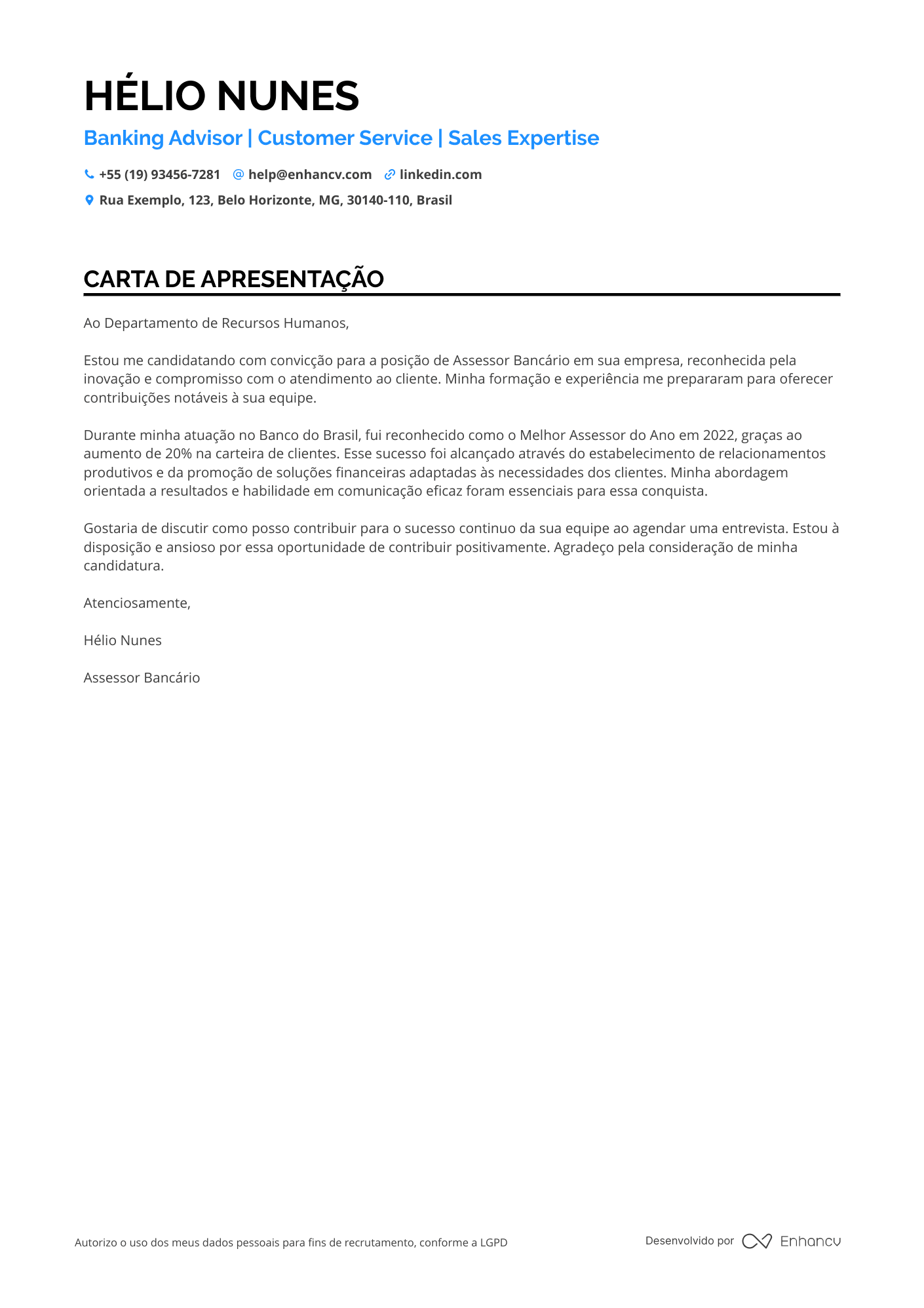 Assessor Bancário