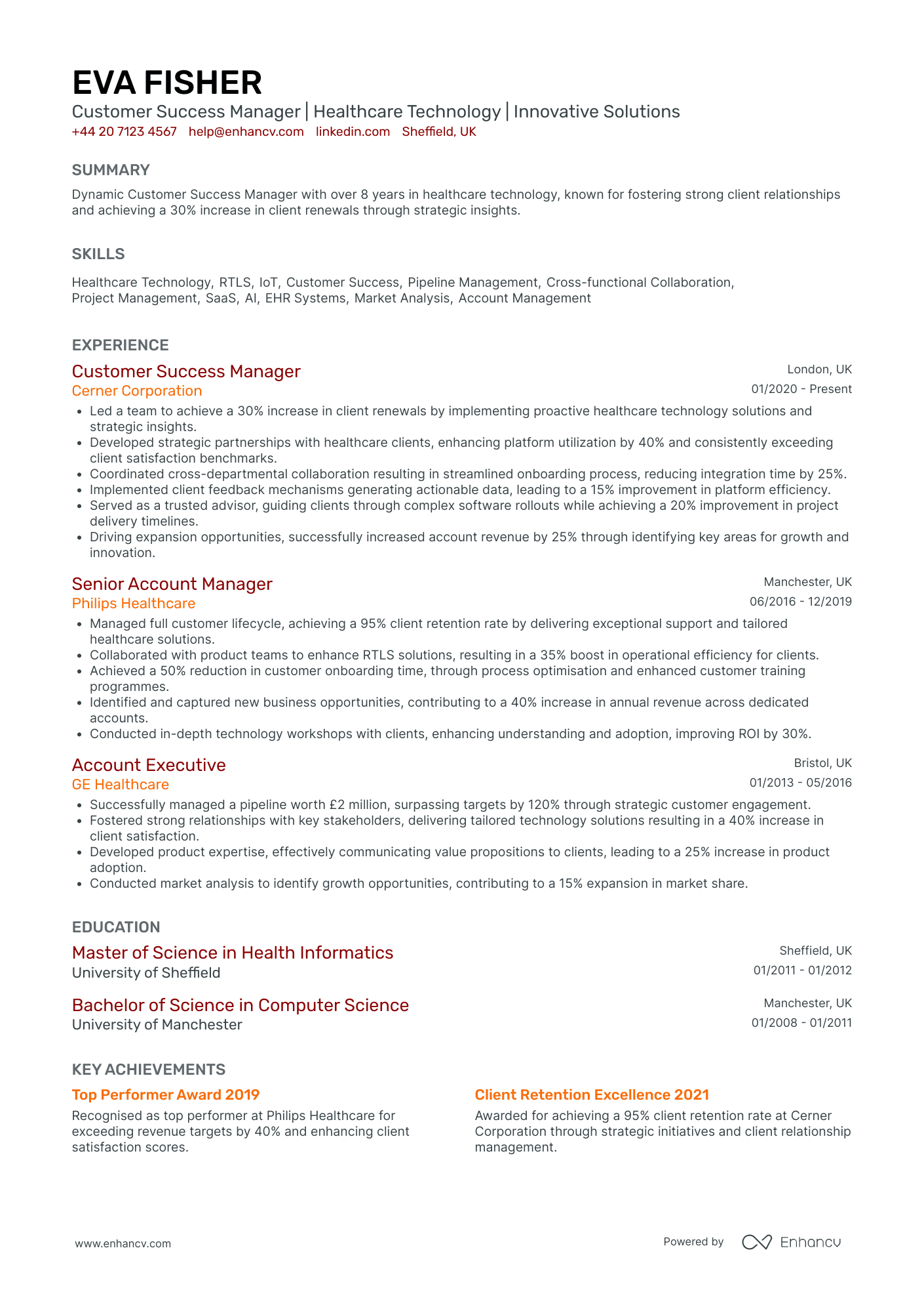 Customer Success Manager in Healthcare