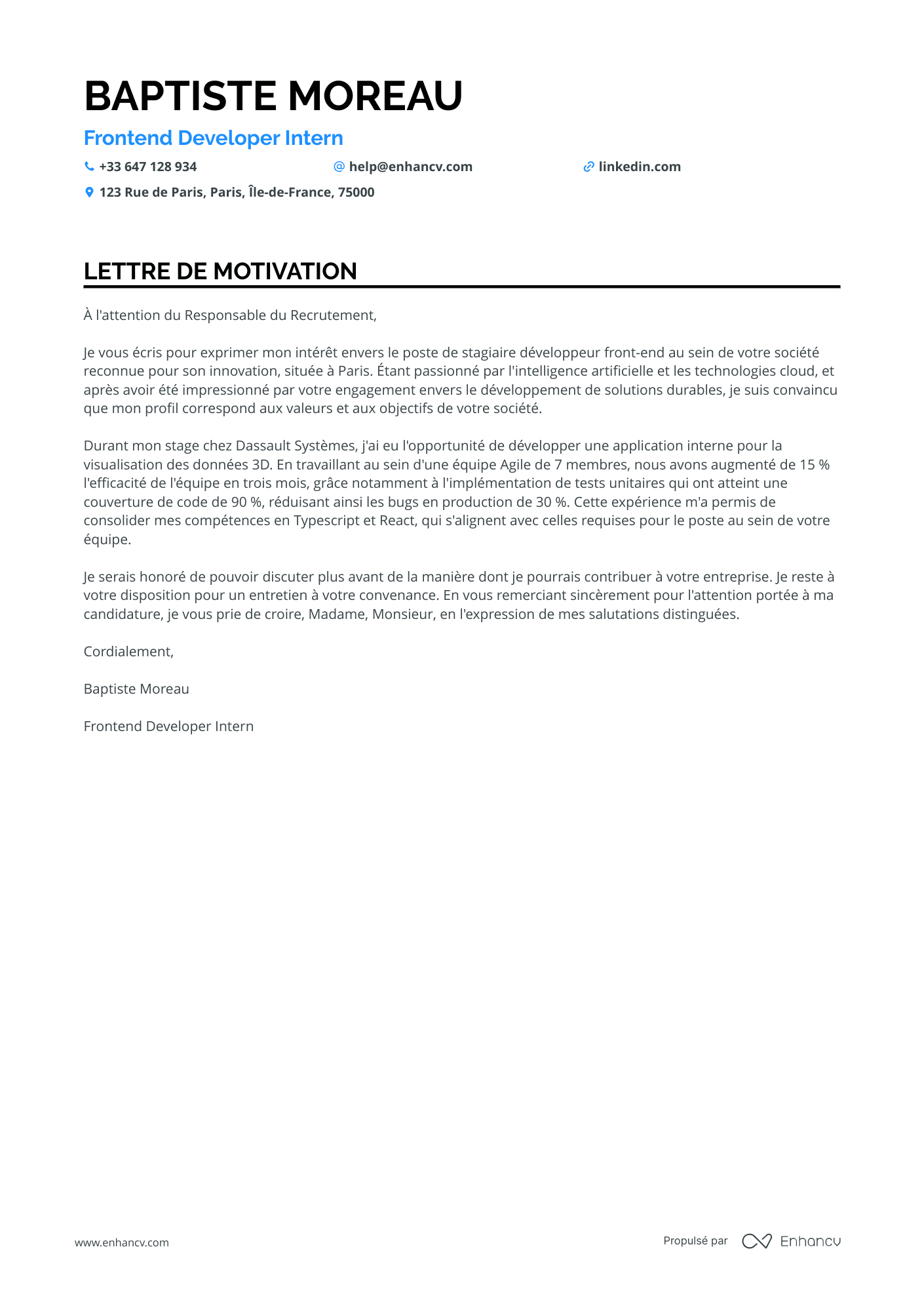 Stage Ingénieur Logiciel