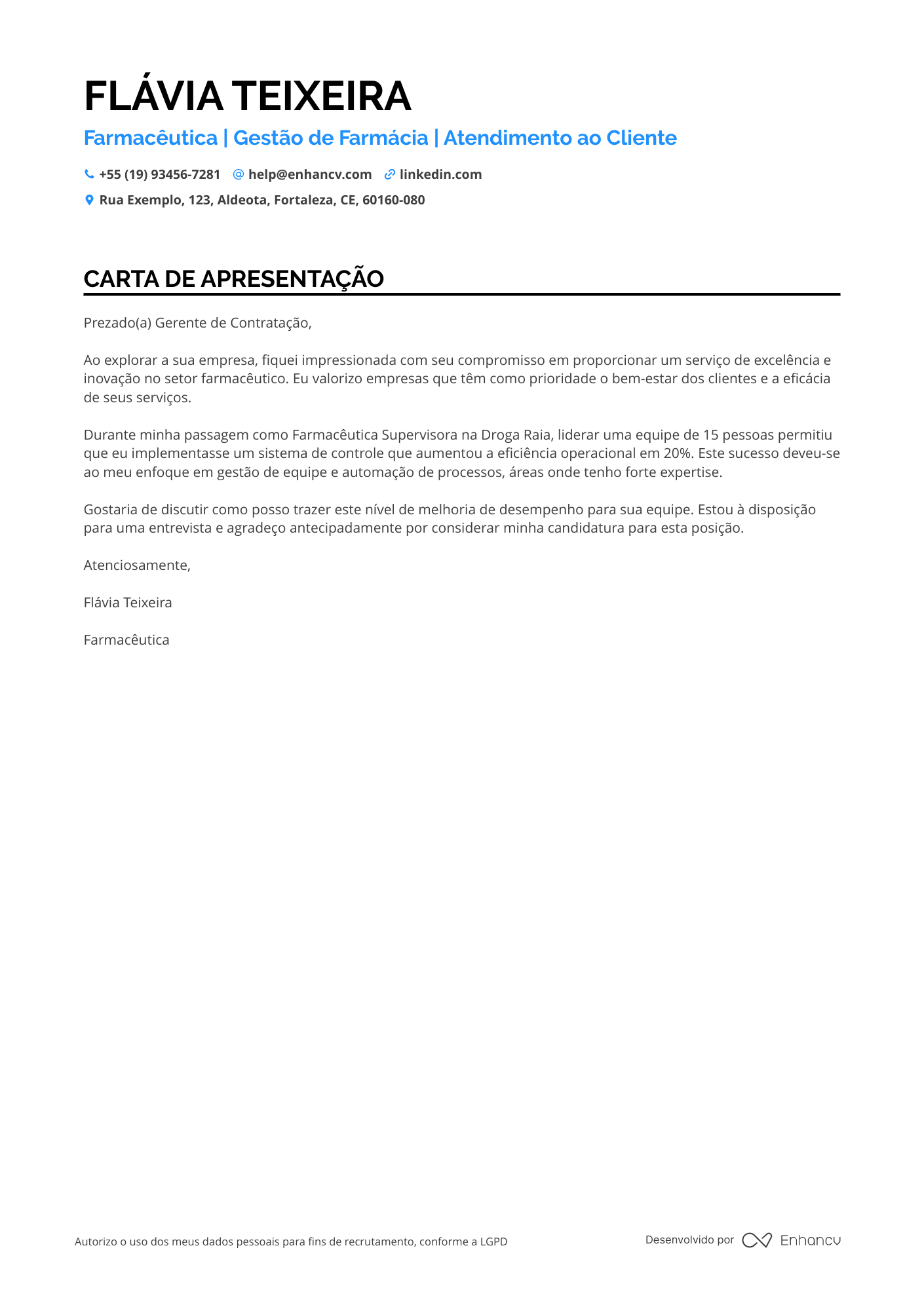 Farmacêutico Meio período