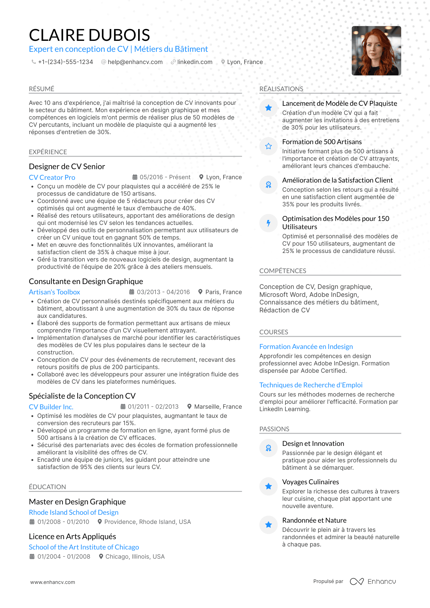 Modèle de CV de plaquiste gratuit à télécharger