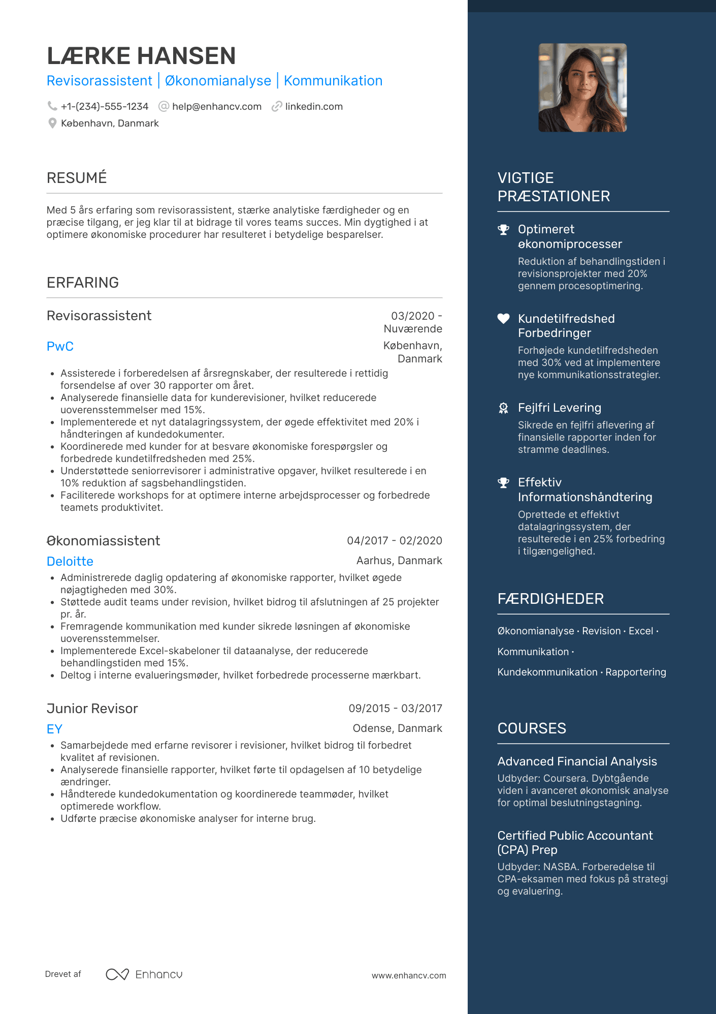 CV til Revisorassistent