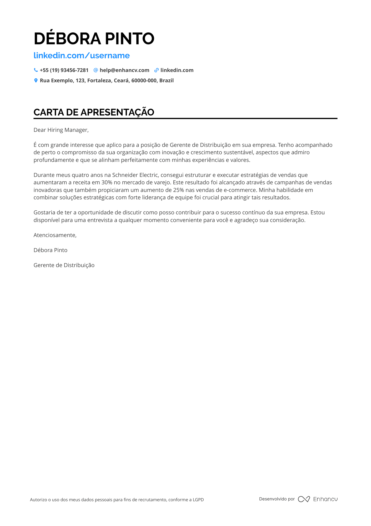 Gerente de Loja de Varejo