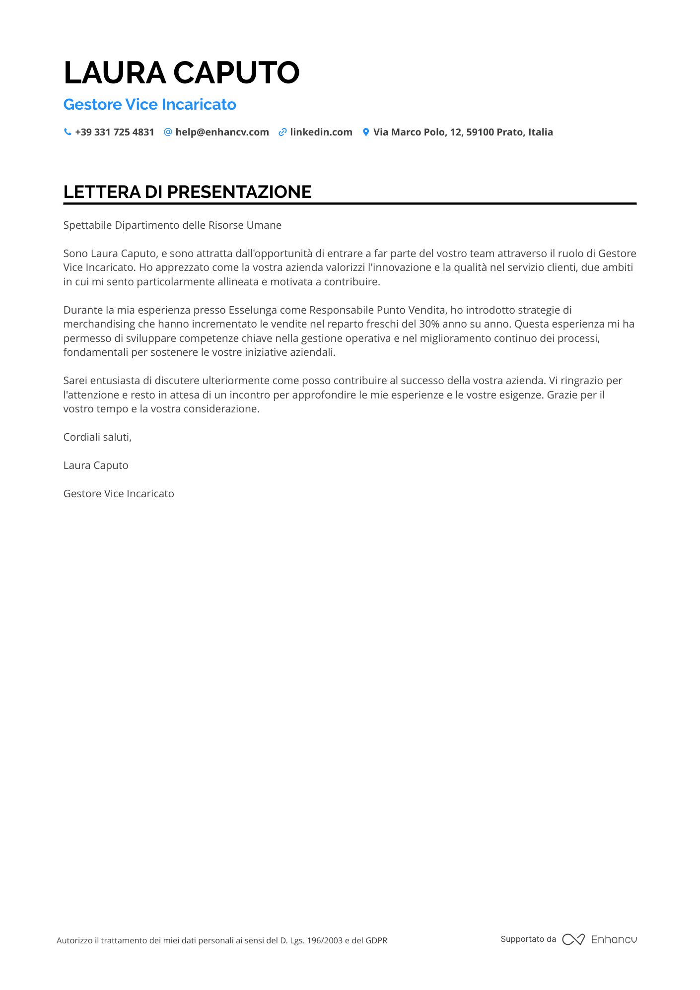 Responsabile di Magazzino Eurospin