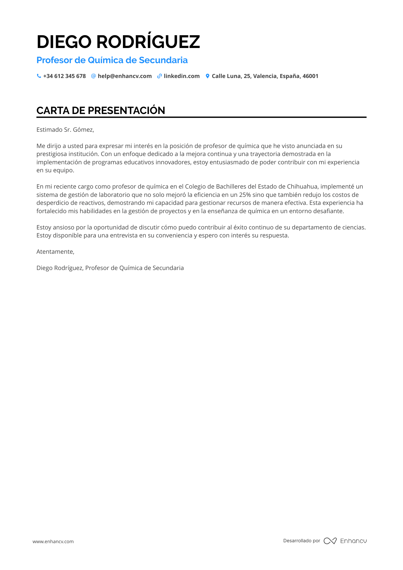Maestro de Secundaria