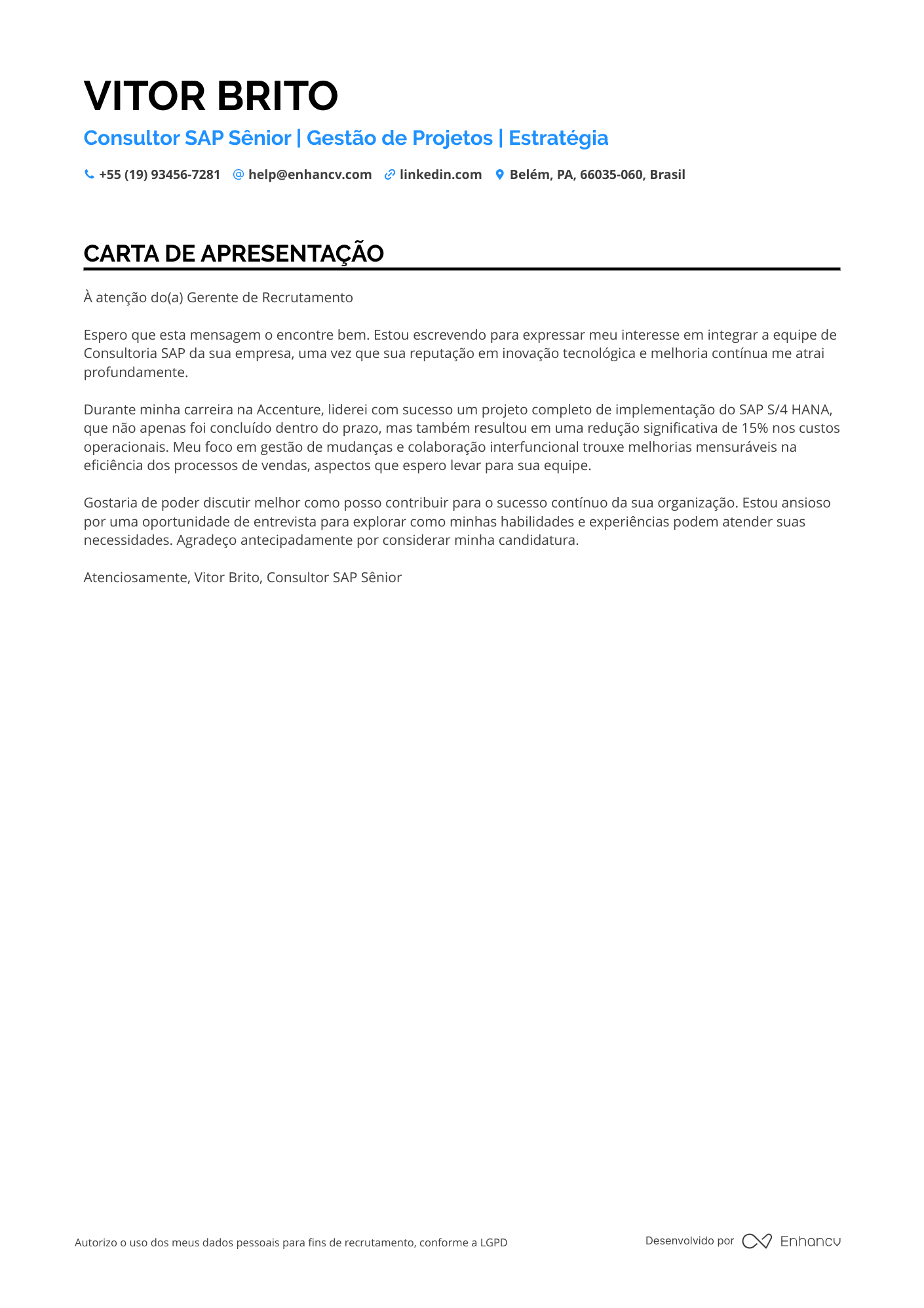 Consultor de Vendas de Telecomunicações