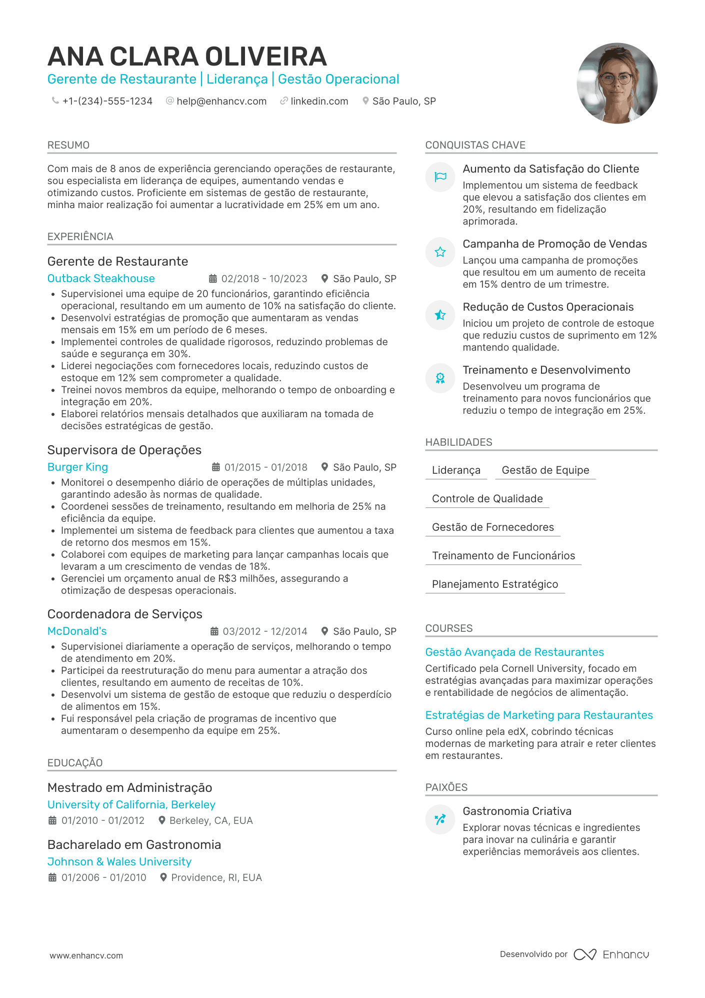 Gerente de restaurante