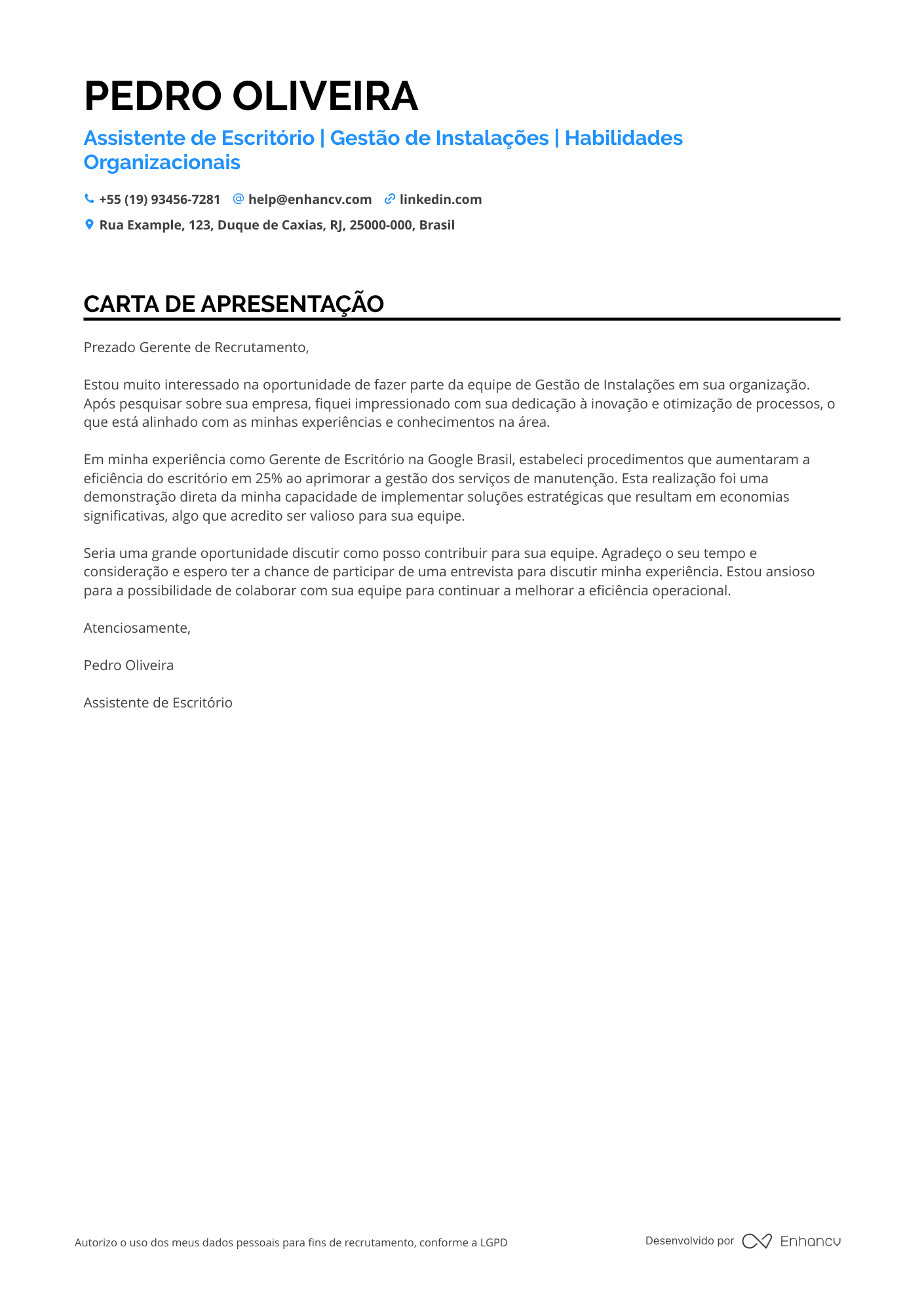 Contas a pagar Meio período