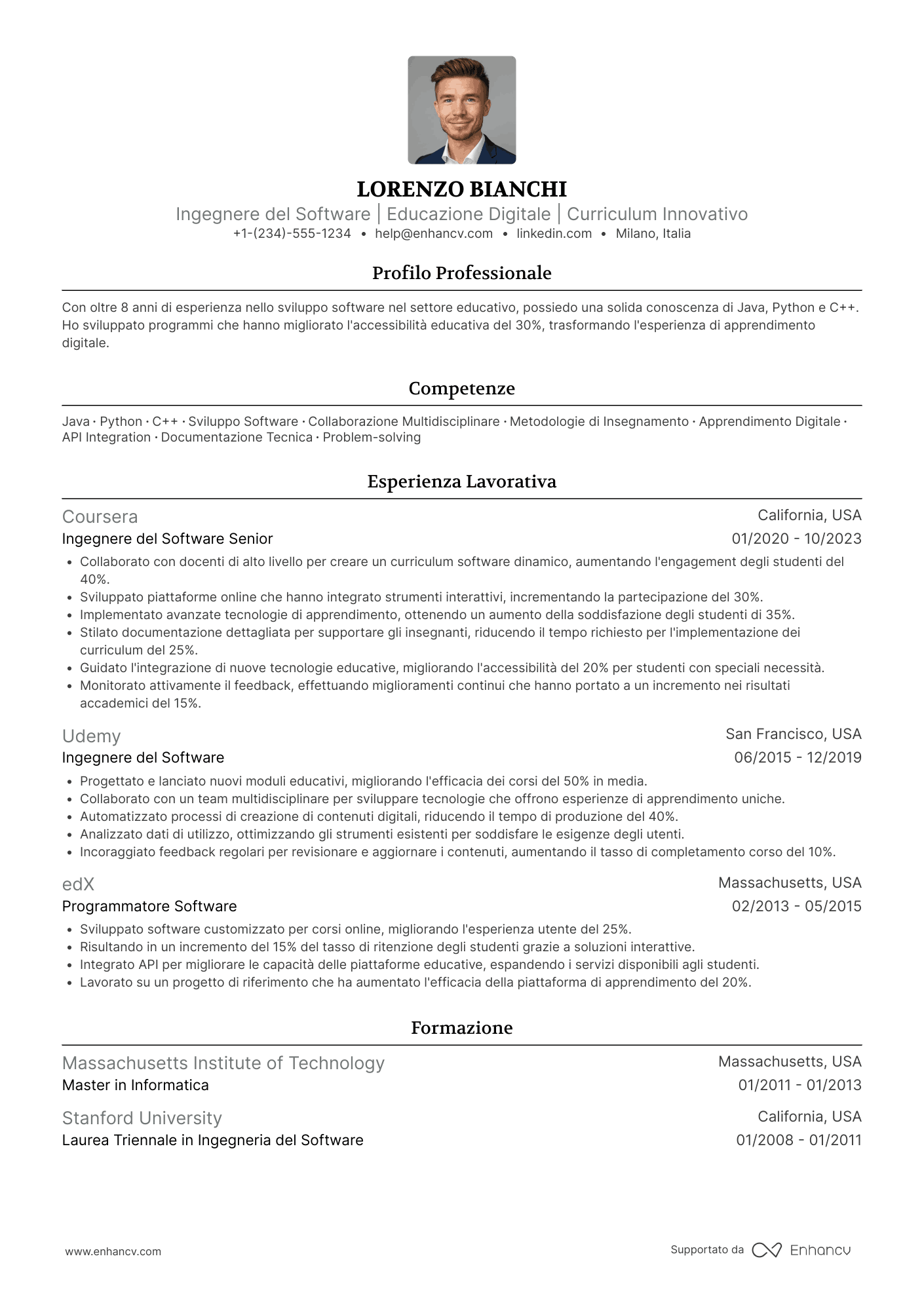 Curriculum Software engineering o Informatica