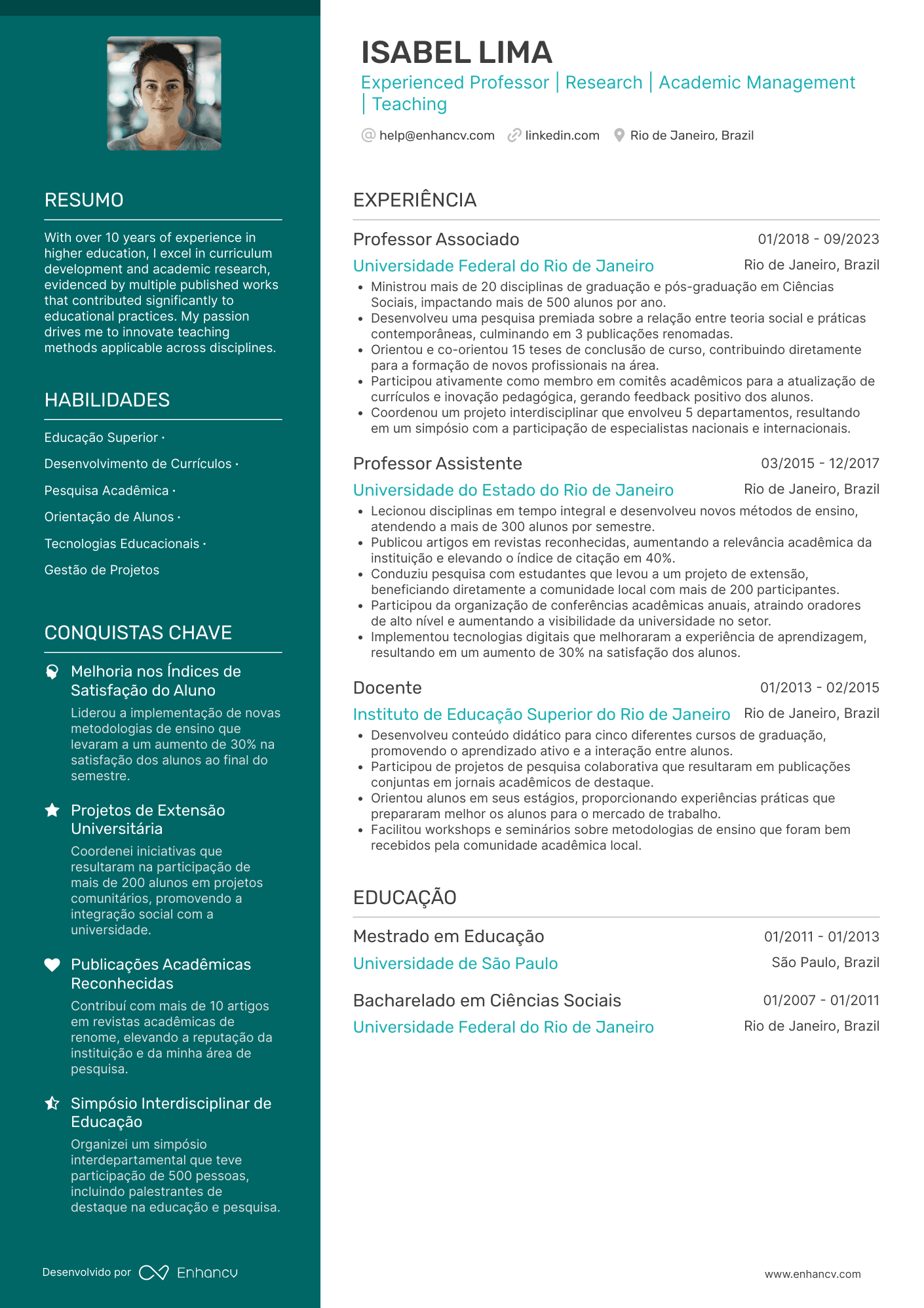 Professores experientes