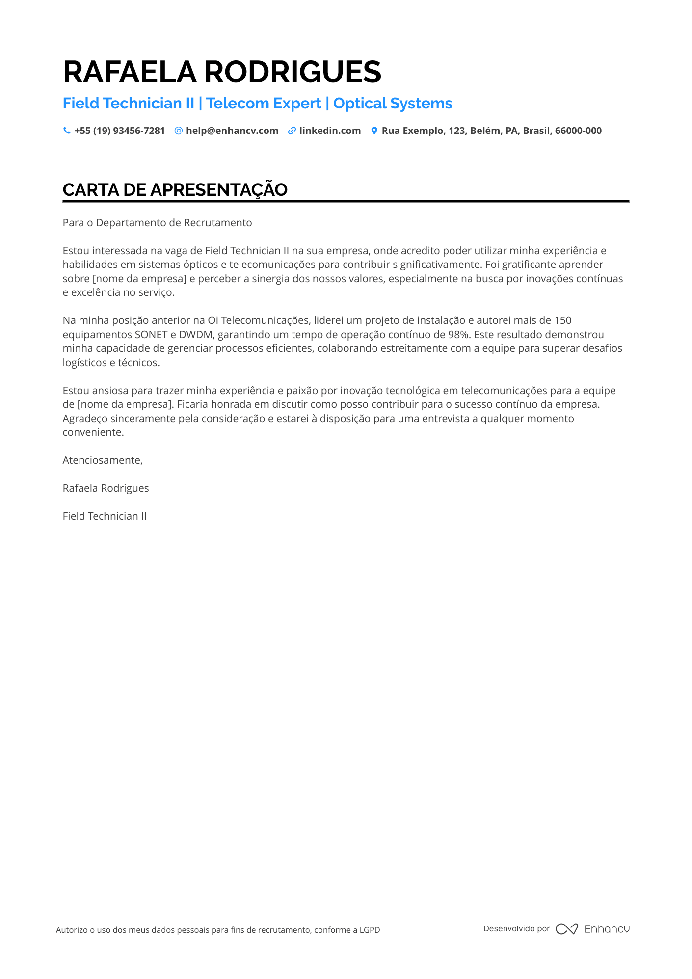 Técnico de Informática em Telecomunicações