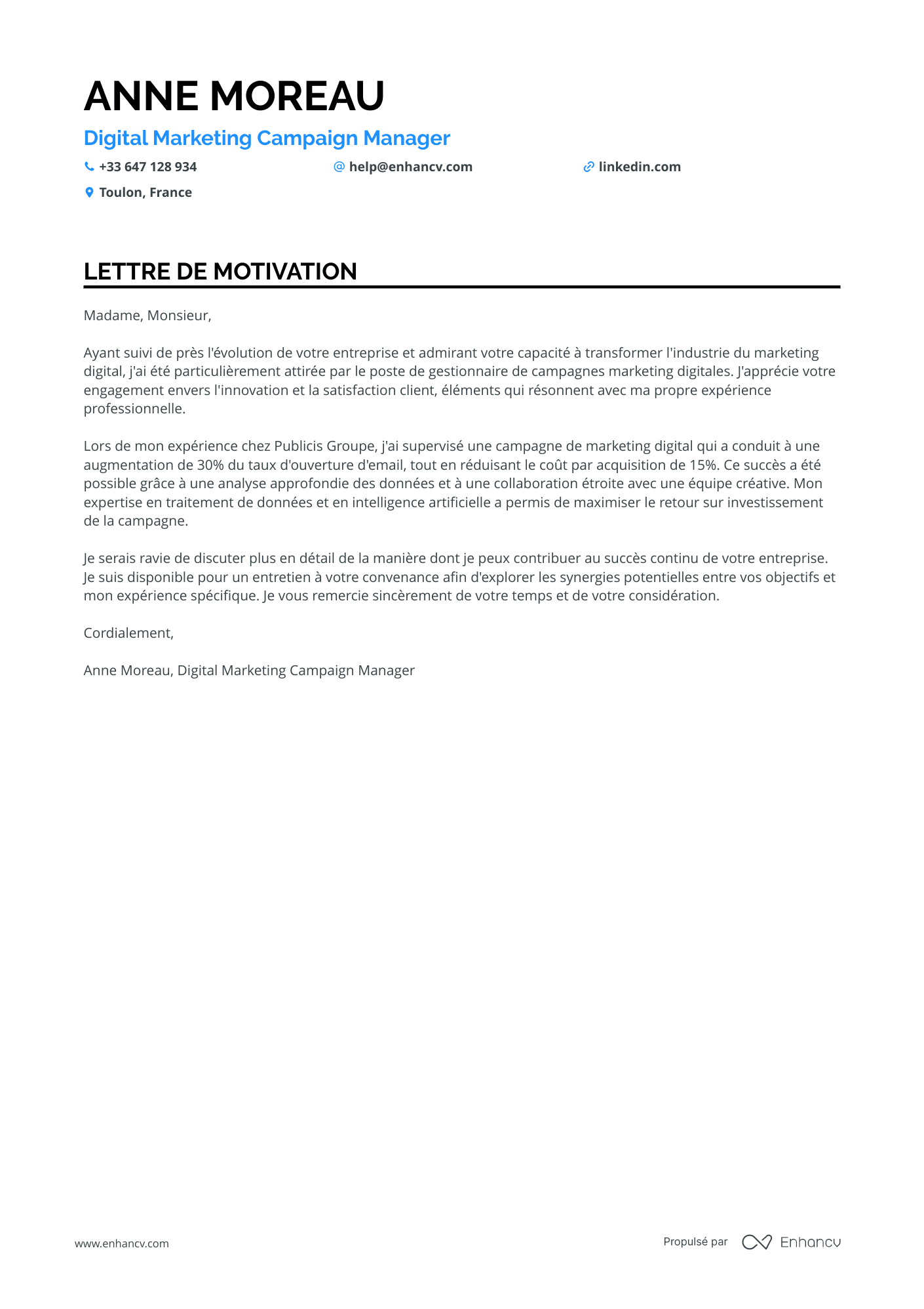 Responsable Marketing Junior