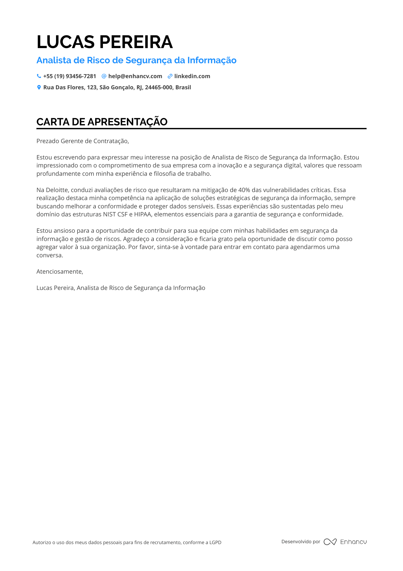 Analista de Sistemas em Segurança da Informação