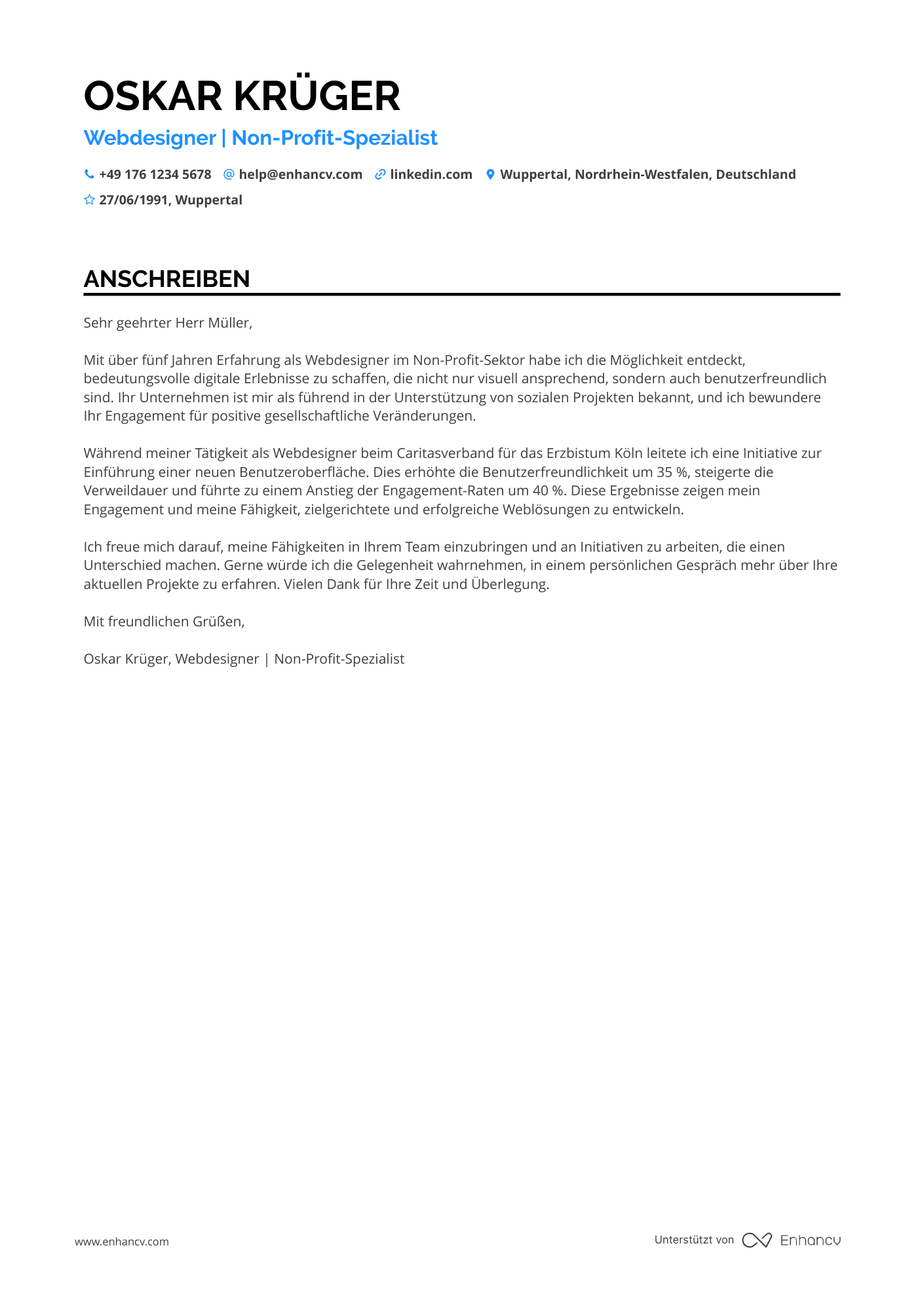 Webdesigner für Non Profit Organisationen
