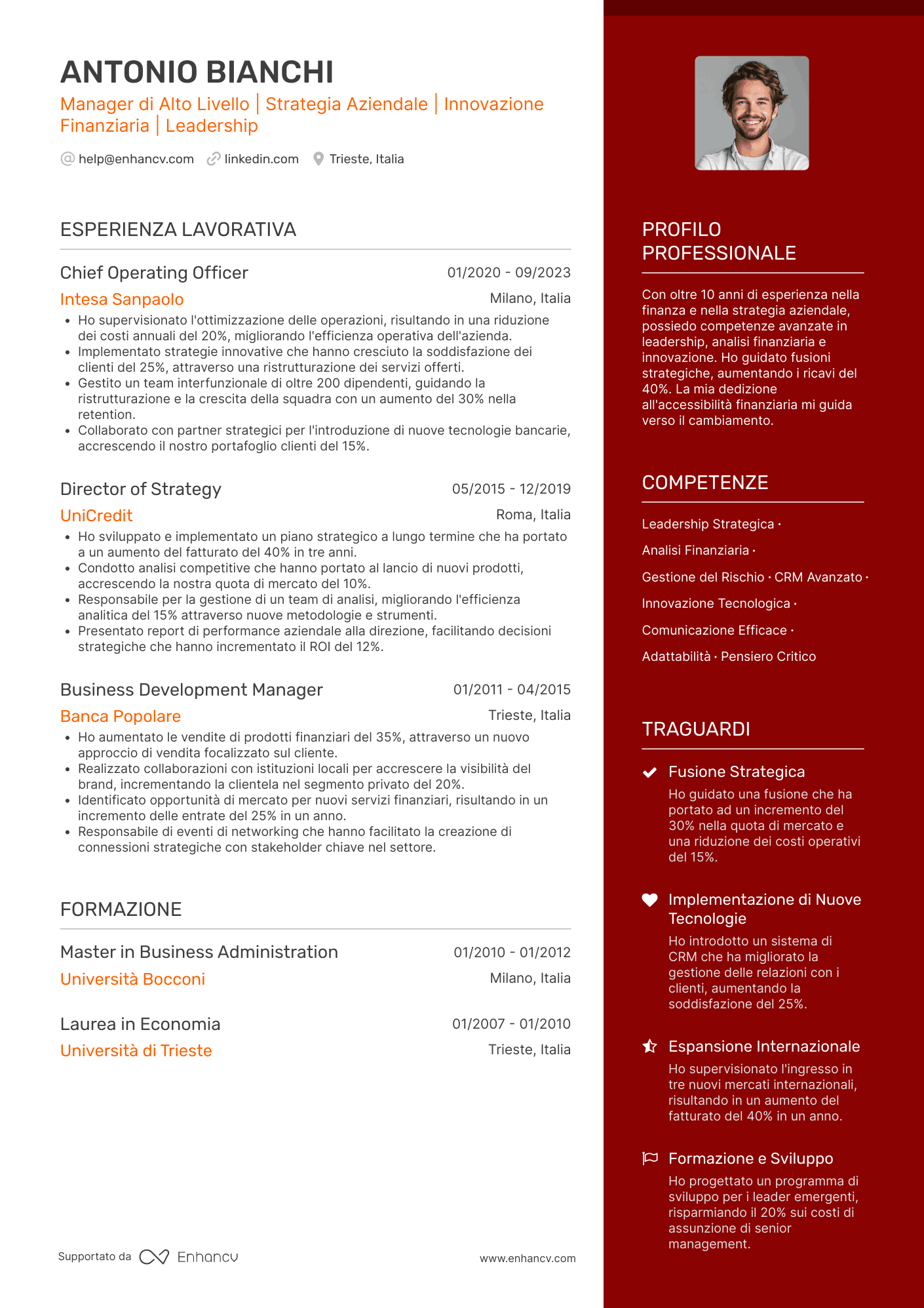 Manager di alto livello (C suite)