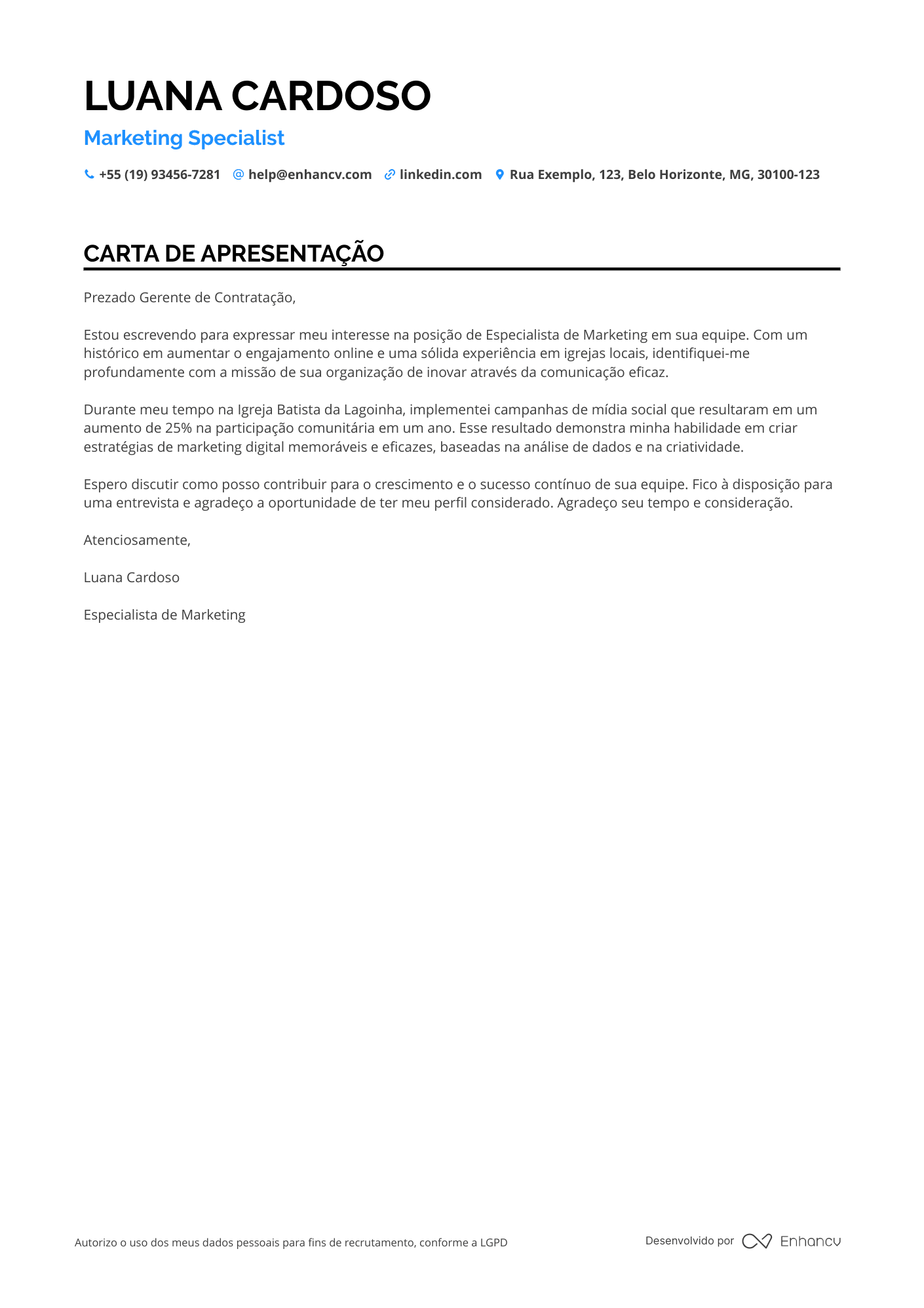 Especialista em Marketing Digital