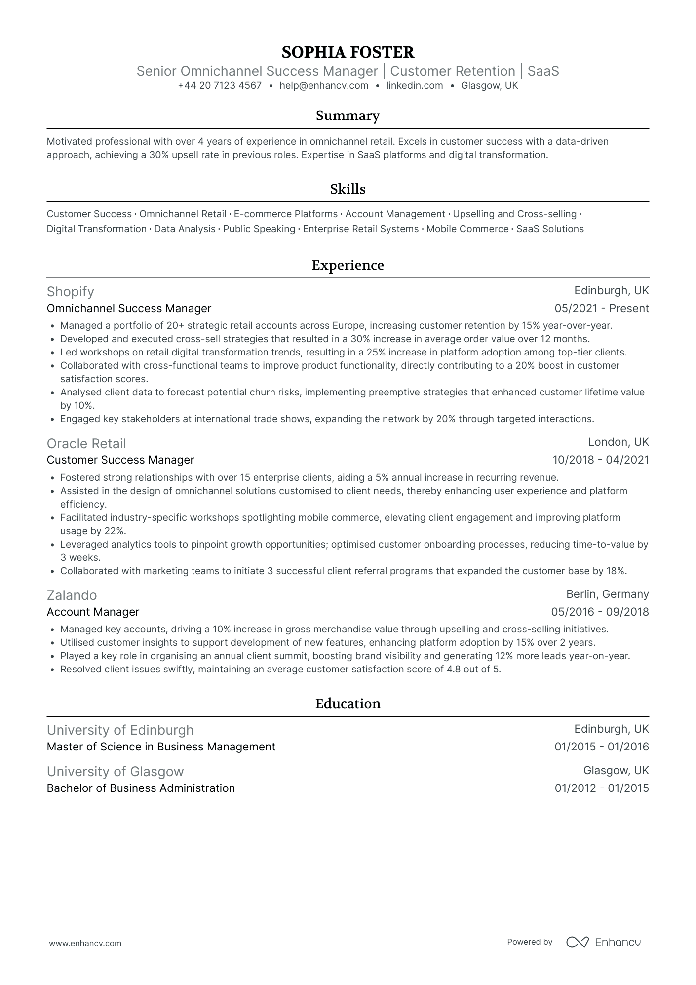 Senior Customer Success Manager