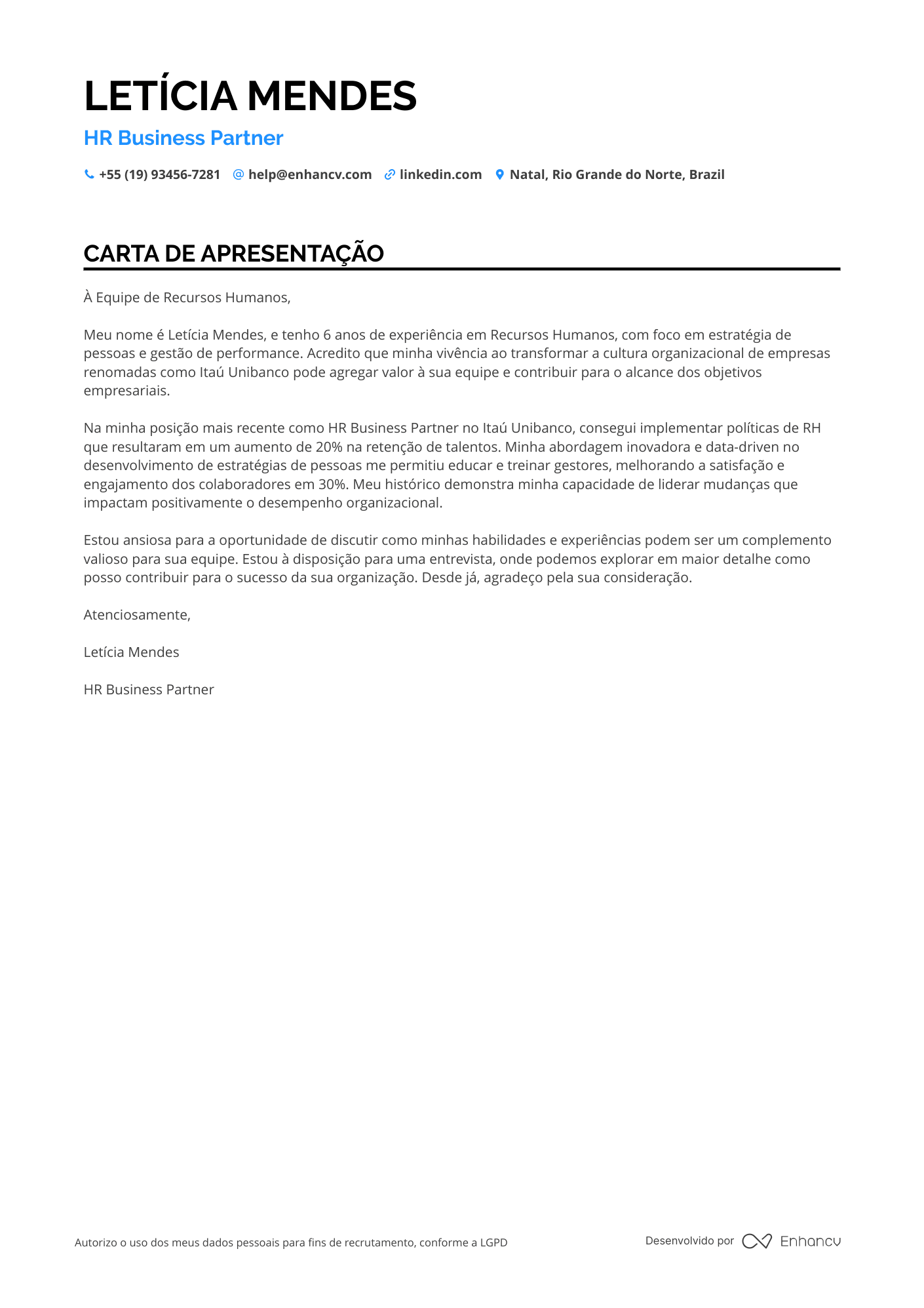Especialista em RH