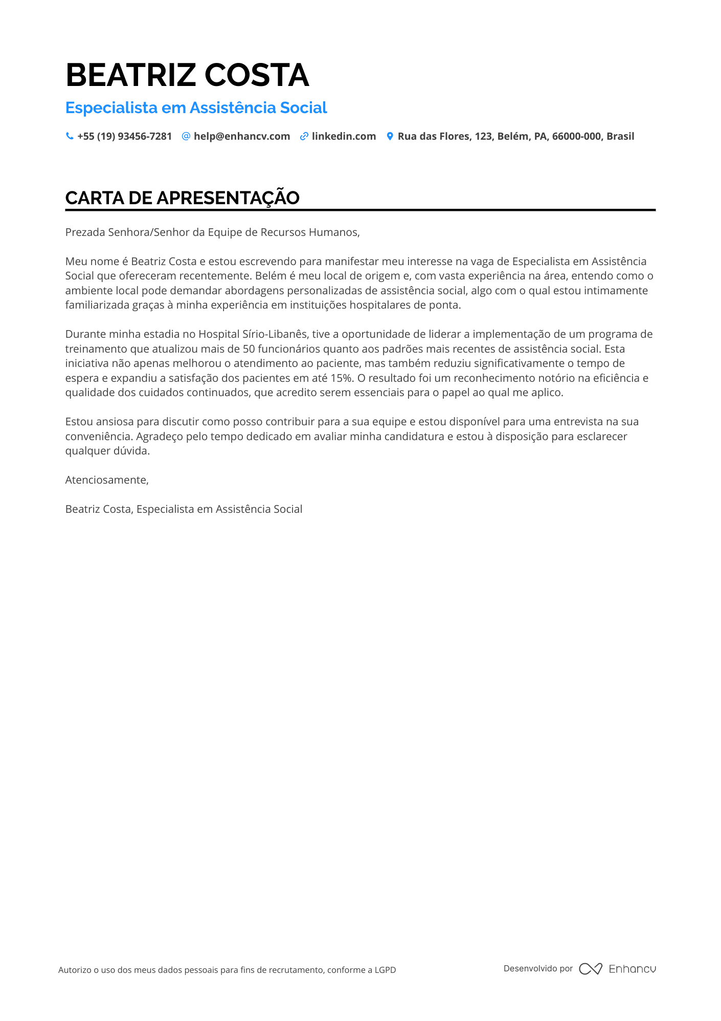 Assistente Social de Saúde Pública