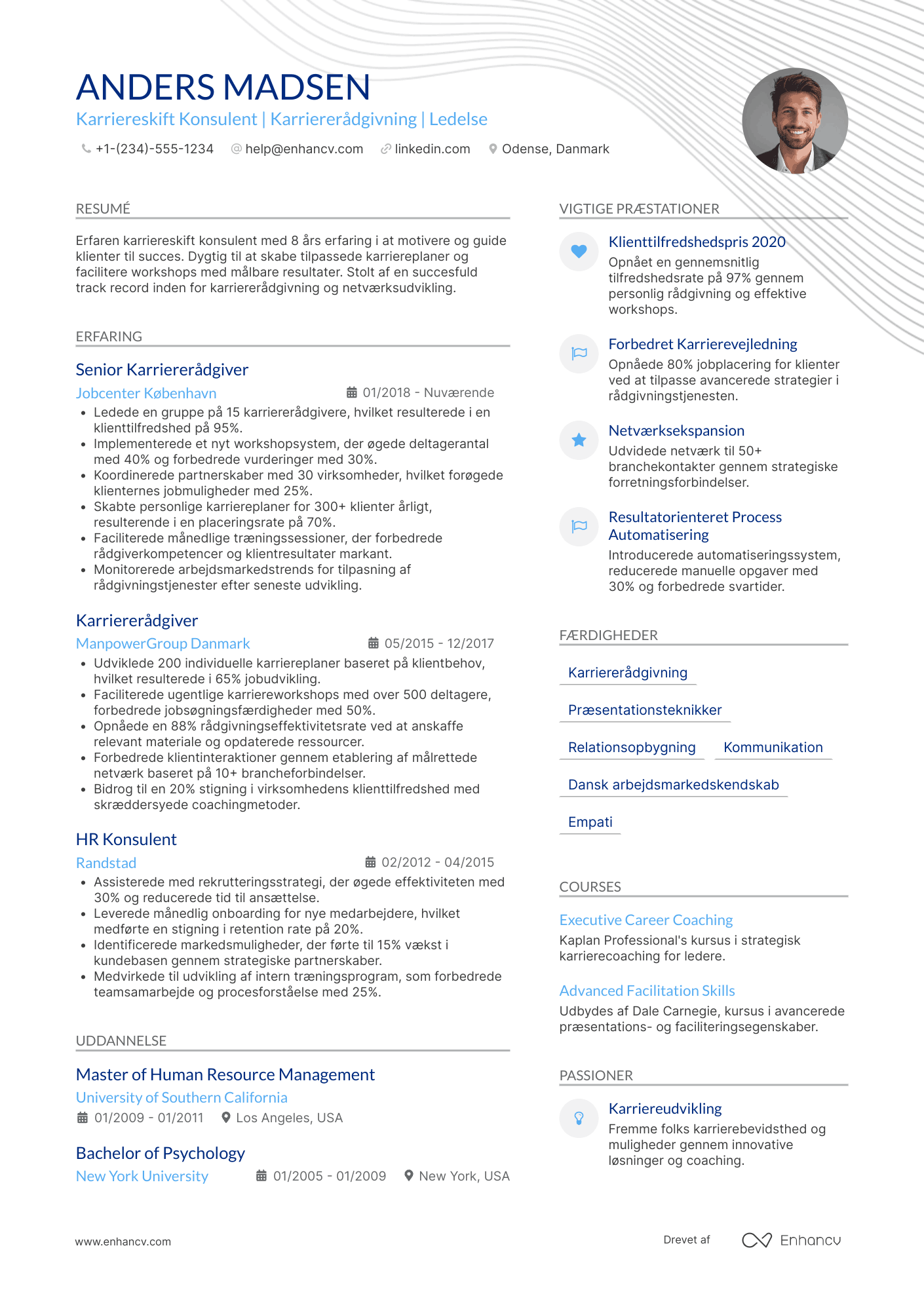 CV til Karriereskift Konsulent