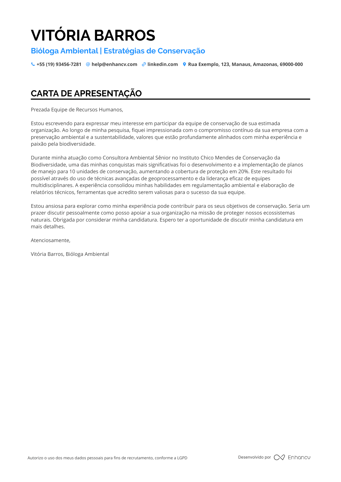 Consultor de Biologia da Conservação