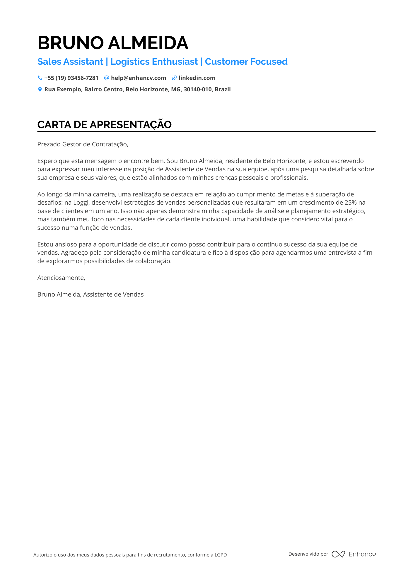 Representante de Vendas de Viagens
