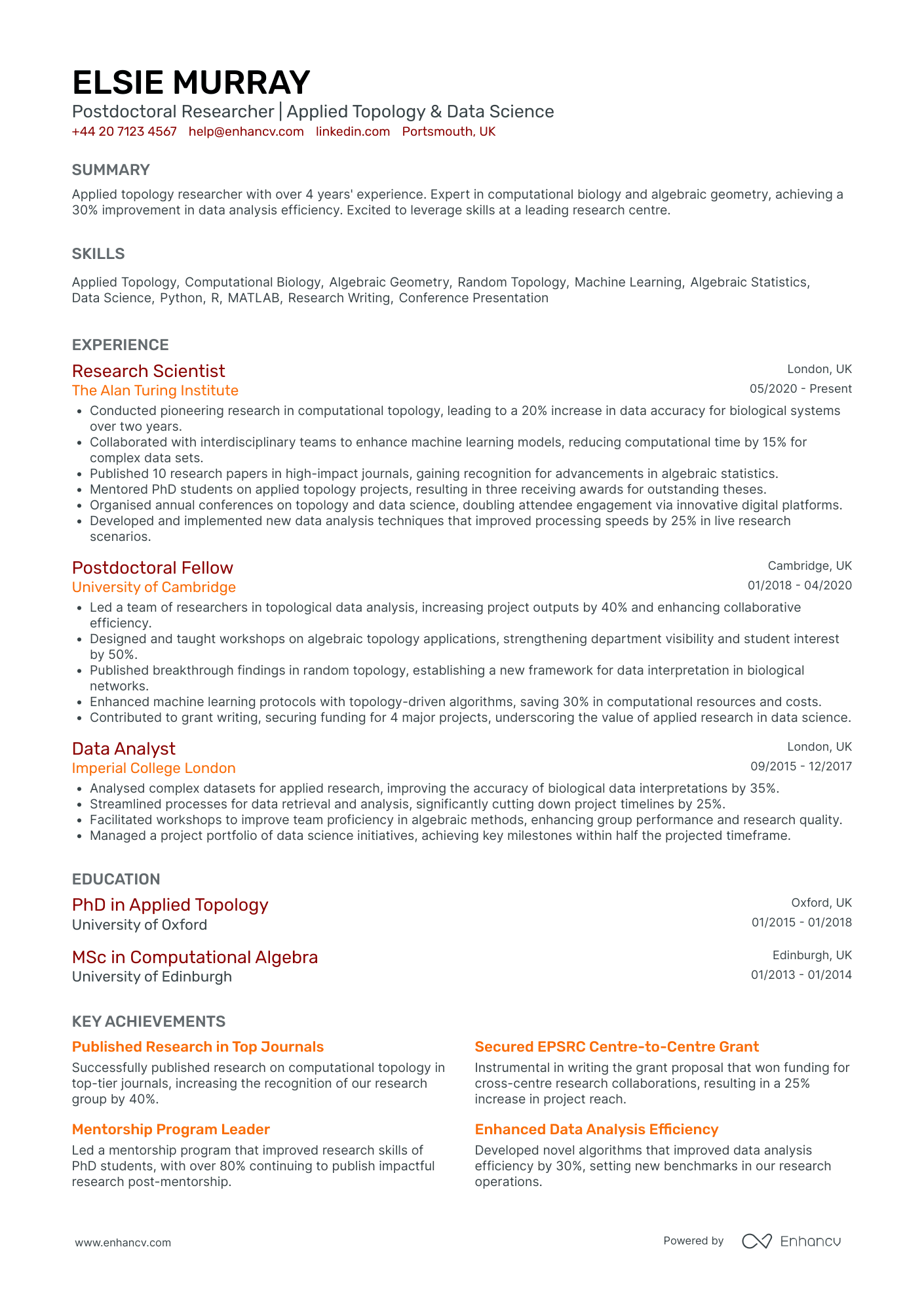 Biology Data Analyst