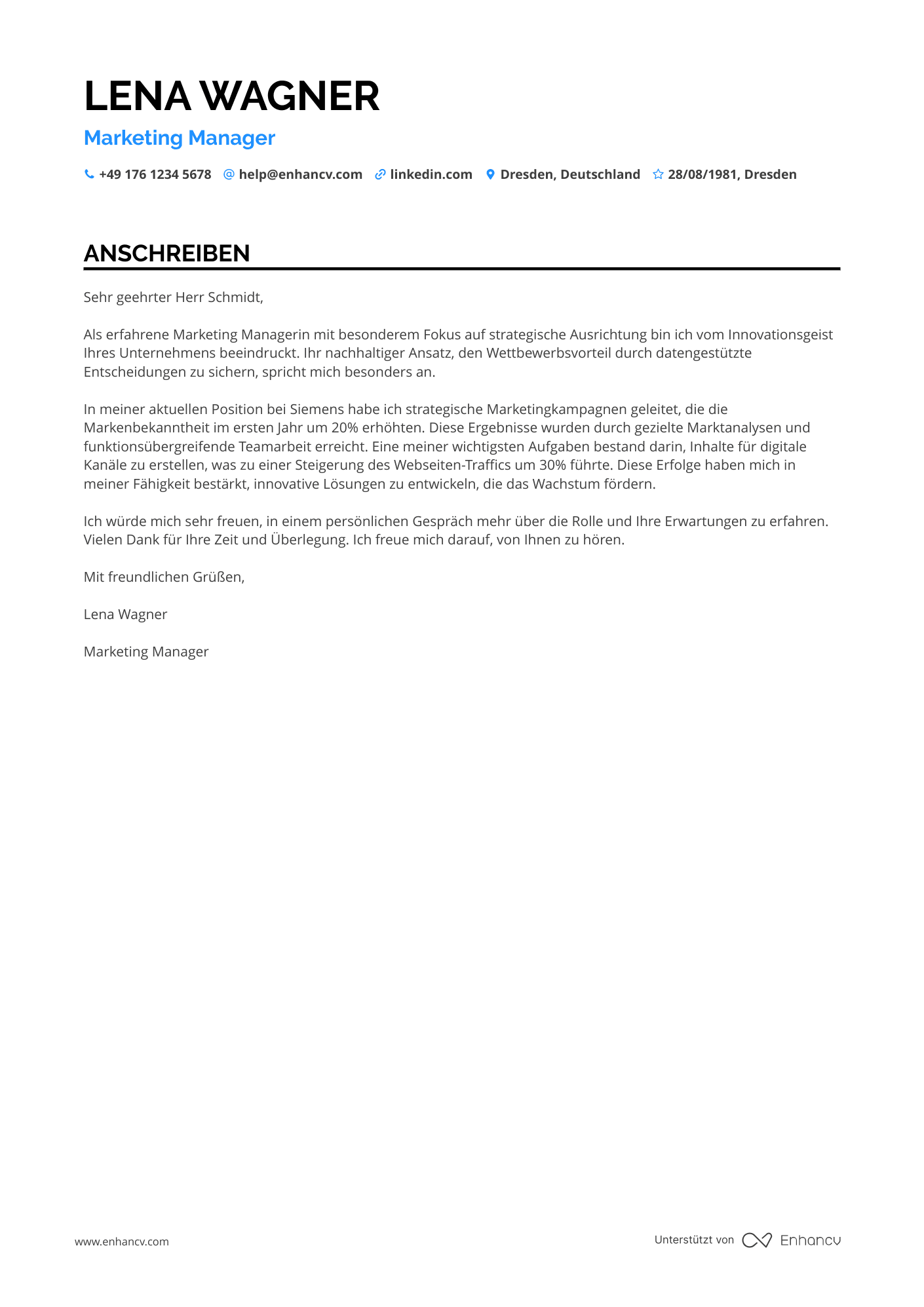 Einsteiger Marketing Manager