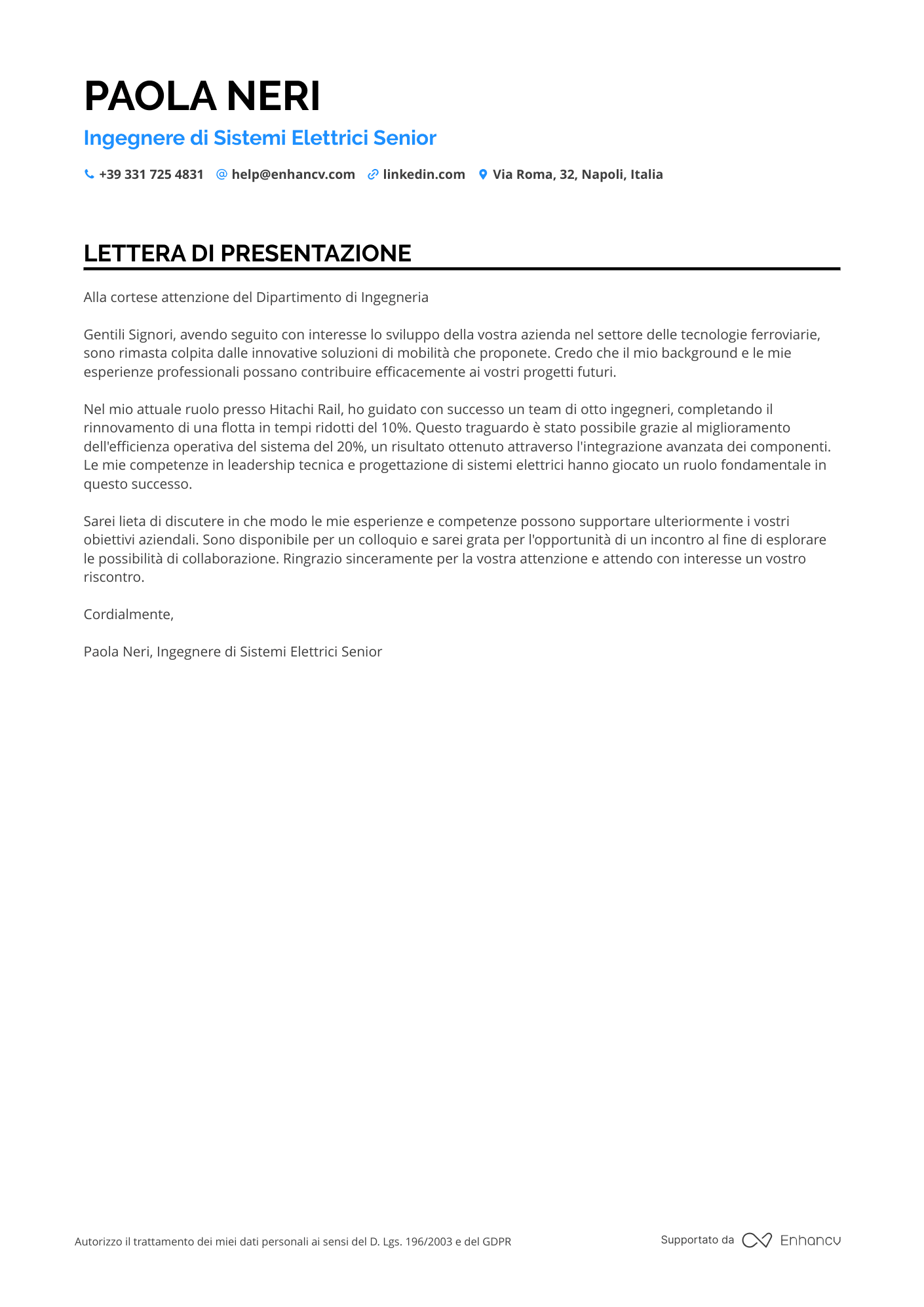 Commessa per Negozio di Elettronica
