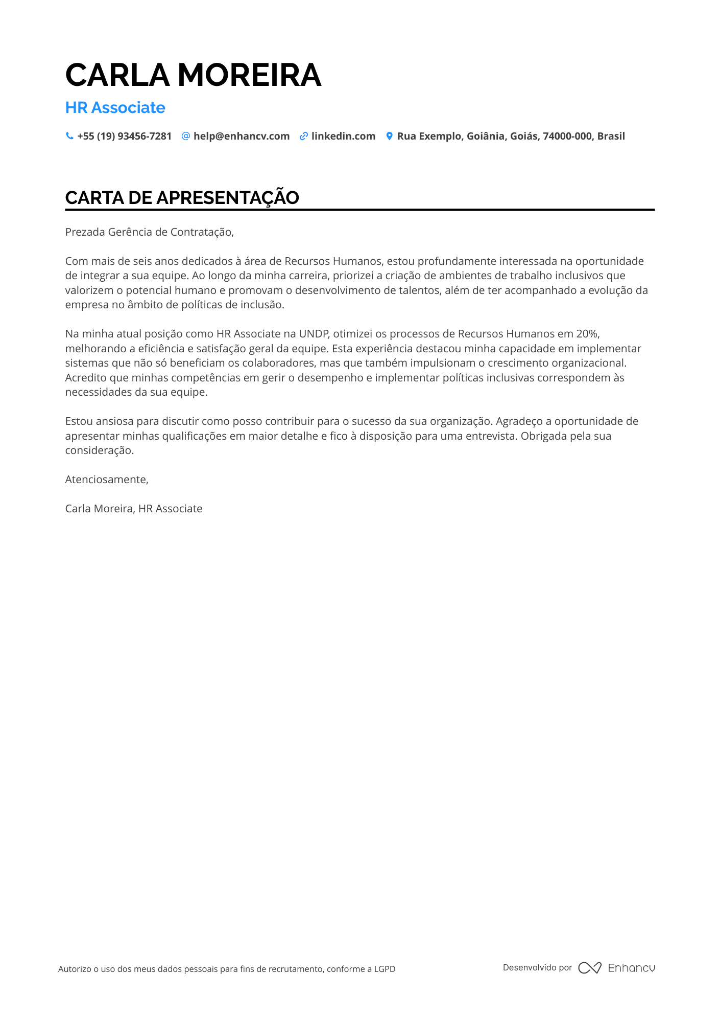 Gerente Geral de Recursos Humanos