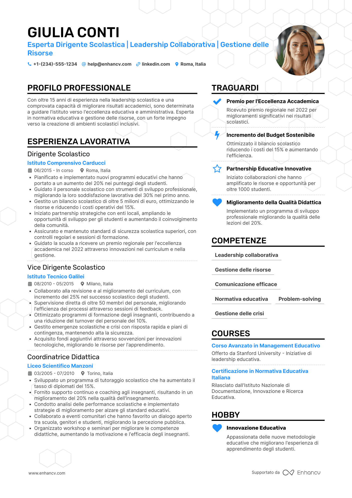 CV Dirigenti scolastici