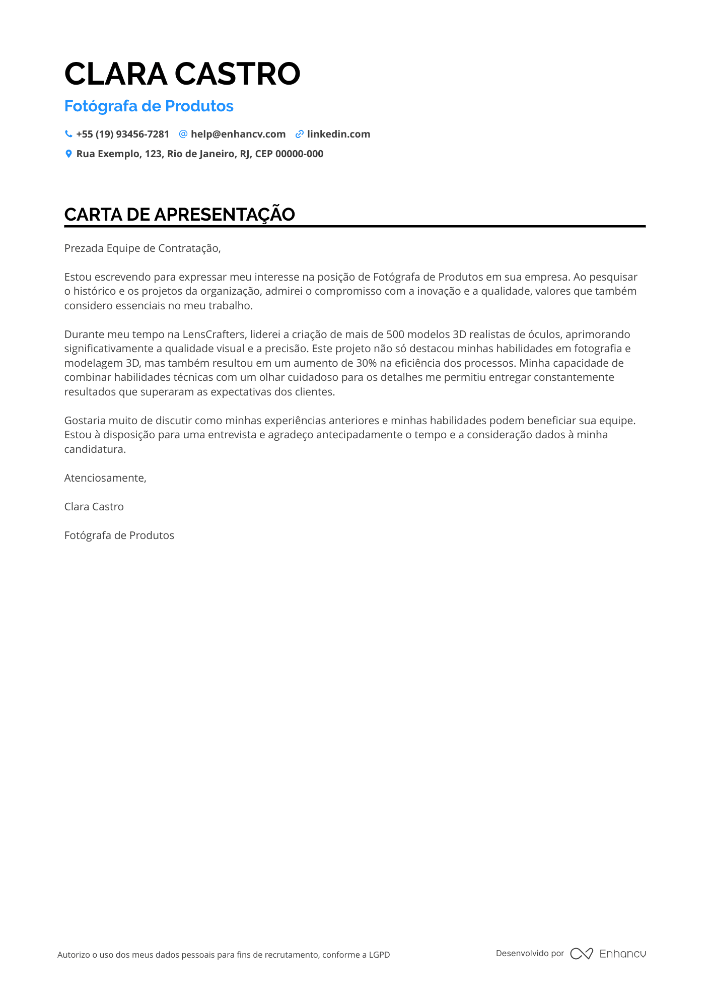 Fotógrafo de Produtos