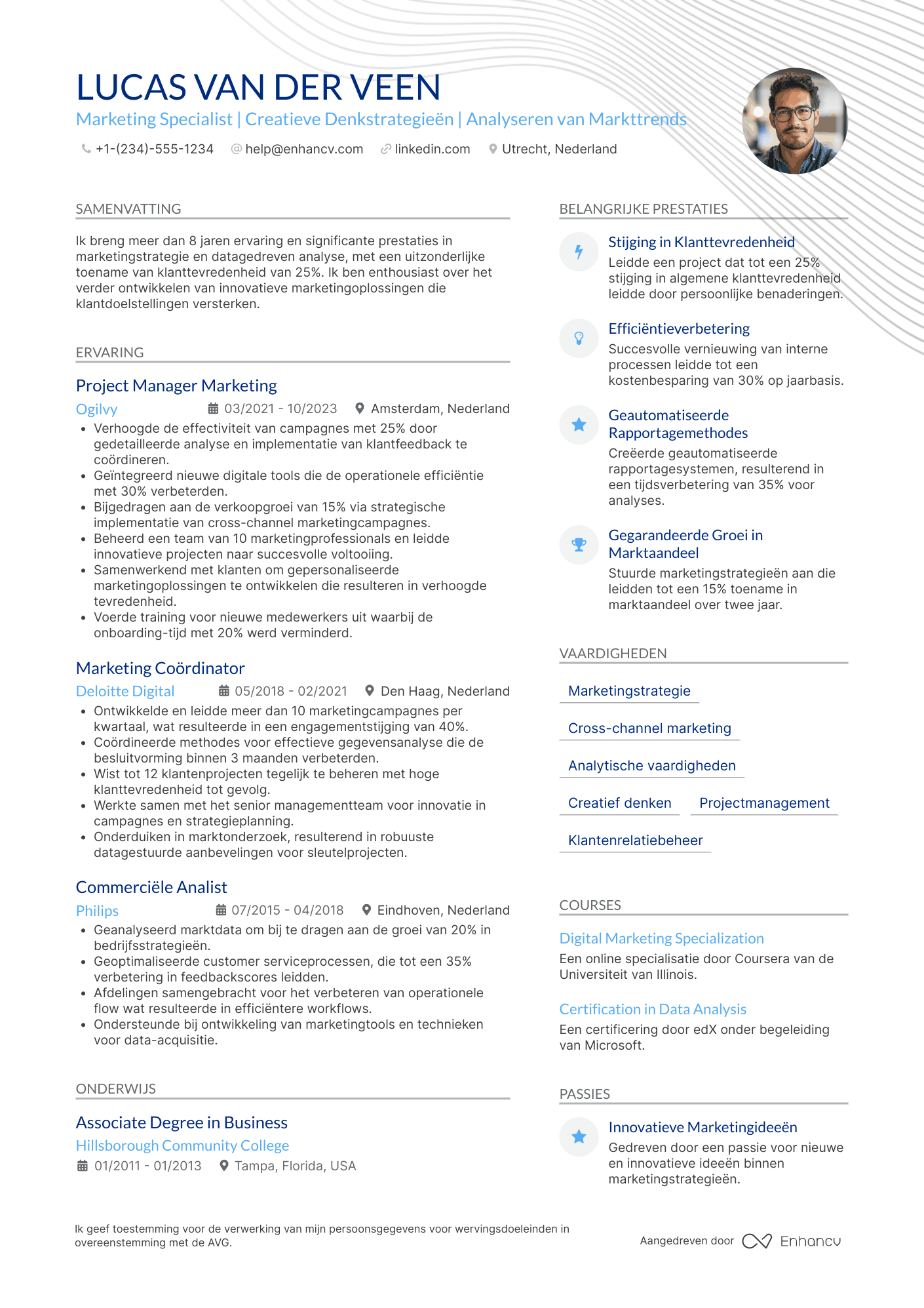 CV voor Carriereswitch Marketing Specialist