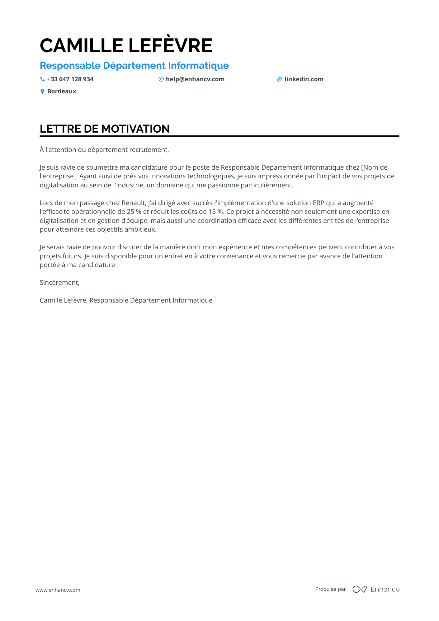 Directeur Informatique