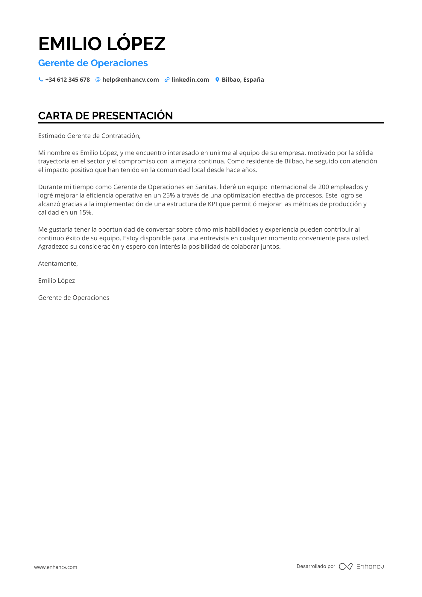 Gerente de Atención al Cliente