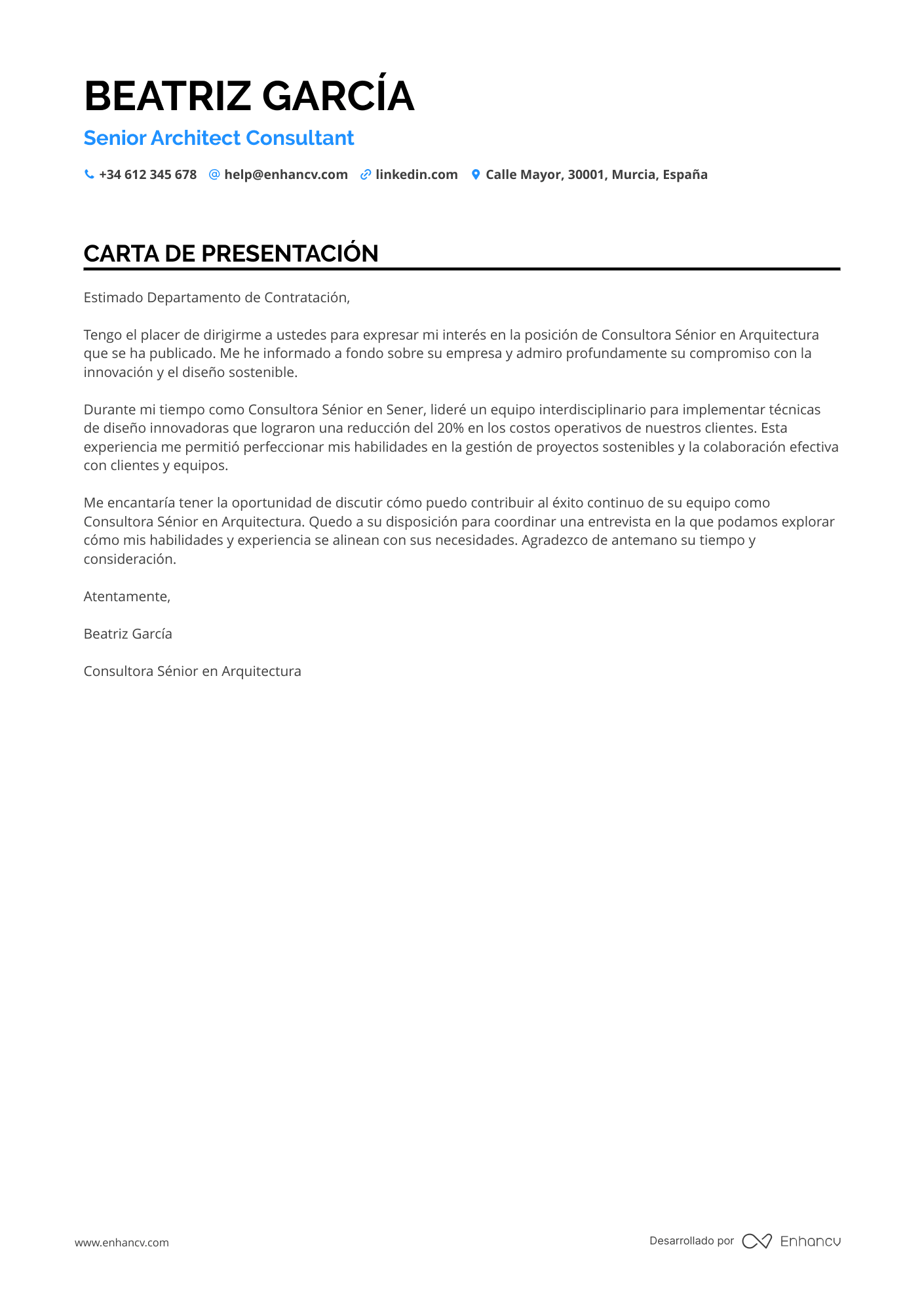Arquitecto Senior