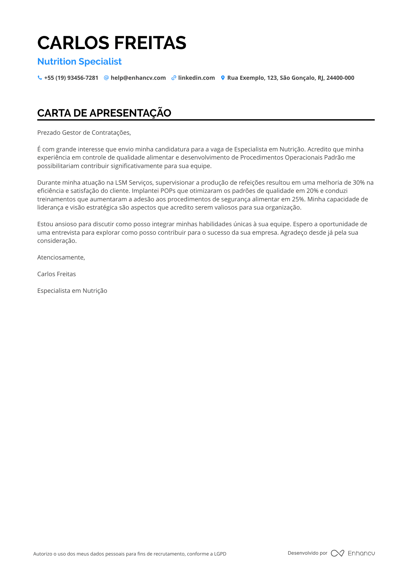 Nutricionista Júnior