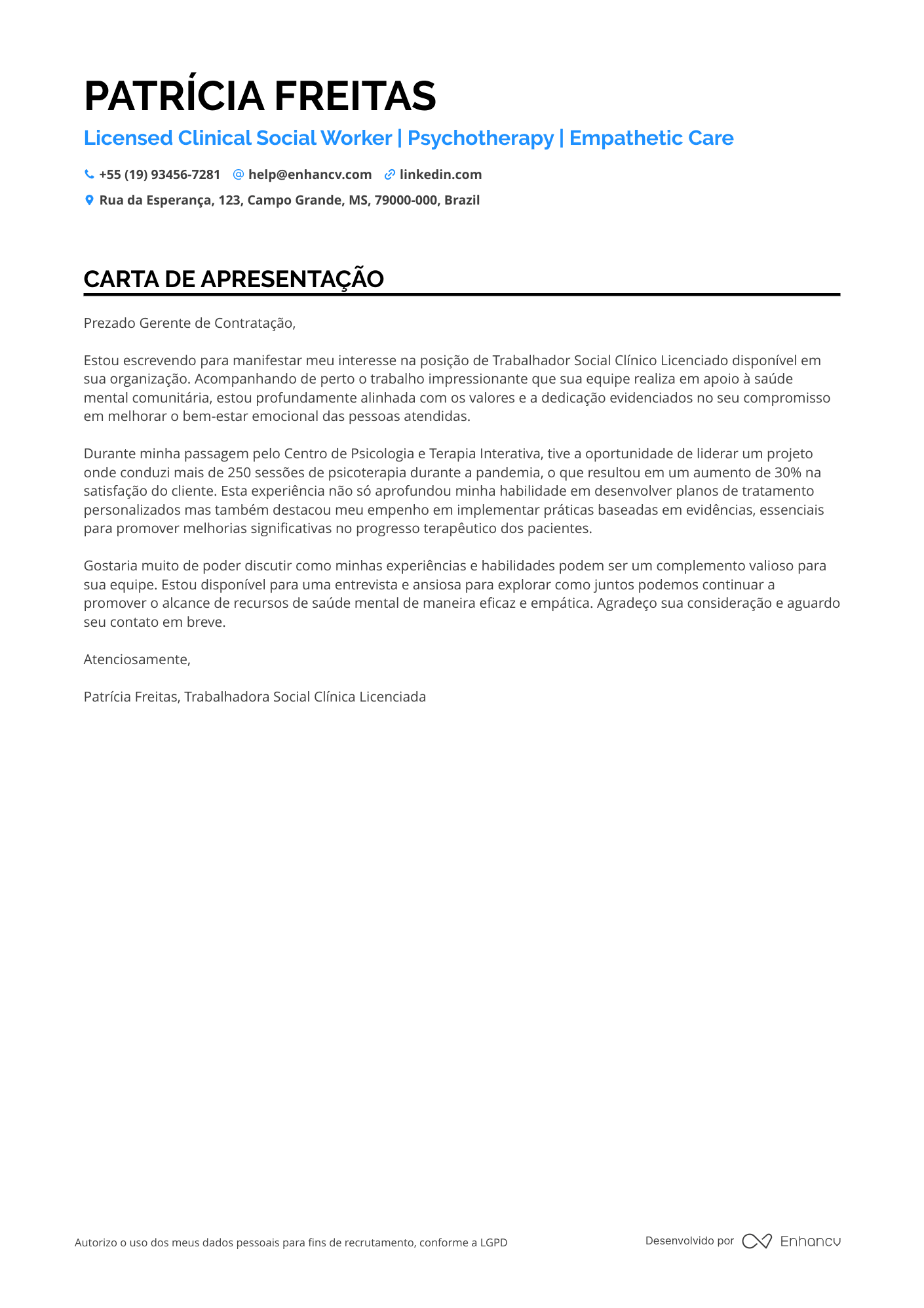 Assistente Social Clínico