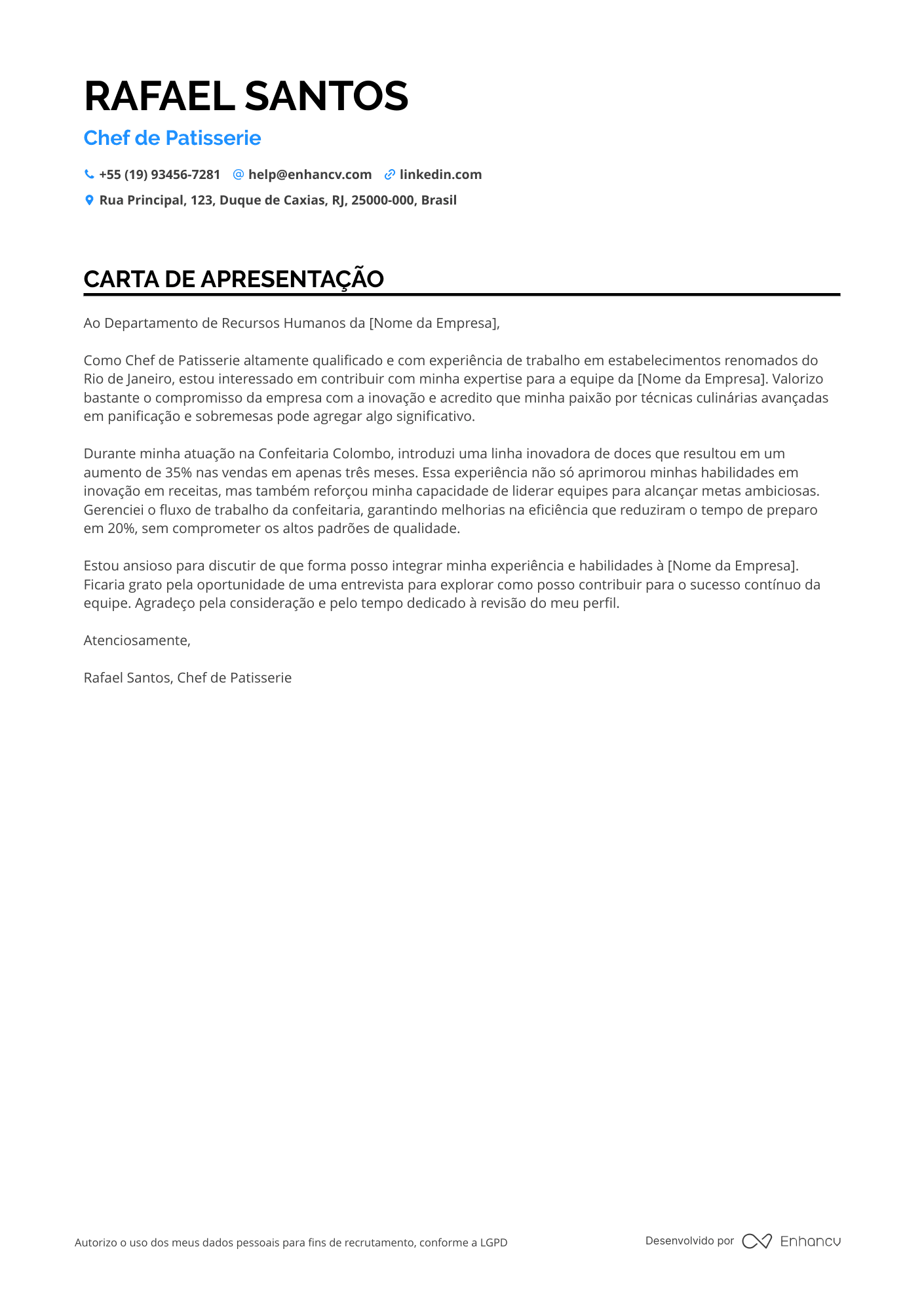 Padeiro de Confeitaria