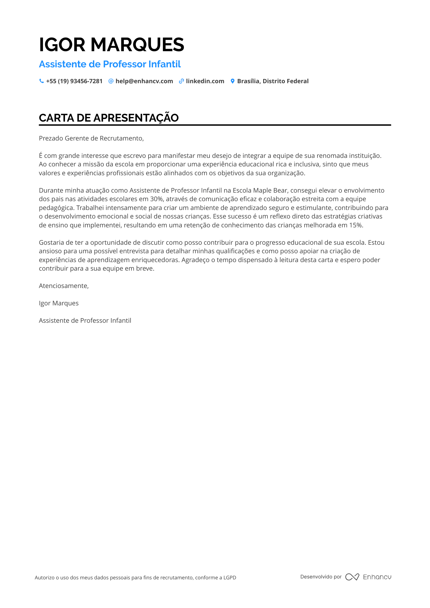 Professor Sem experiência
