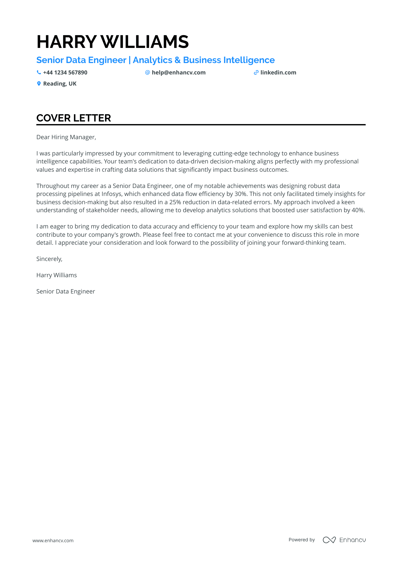 Data Engineer CV