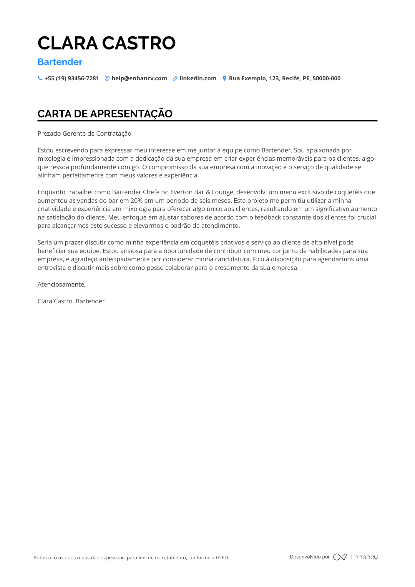 Barman de Voo