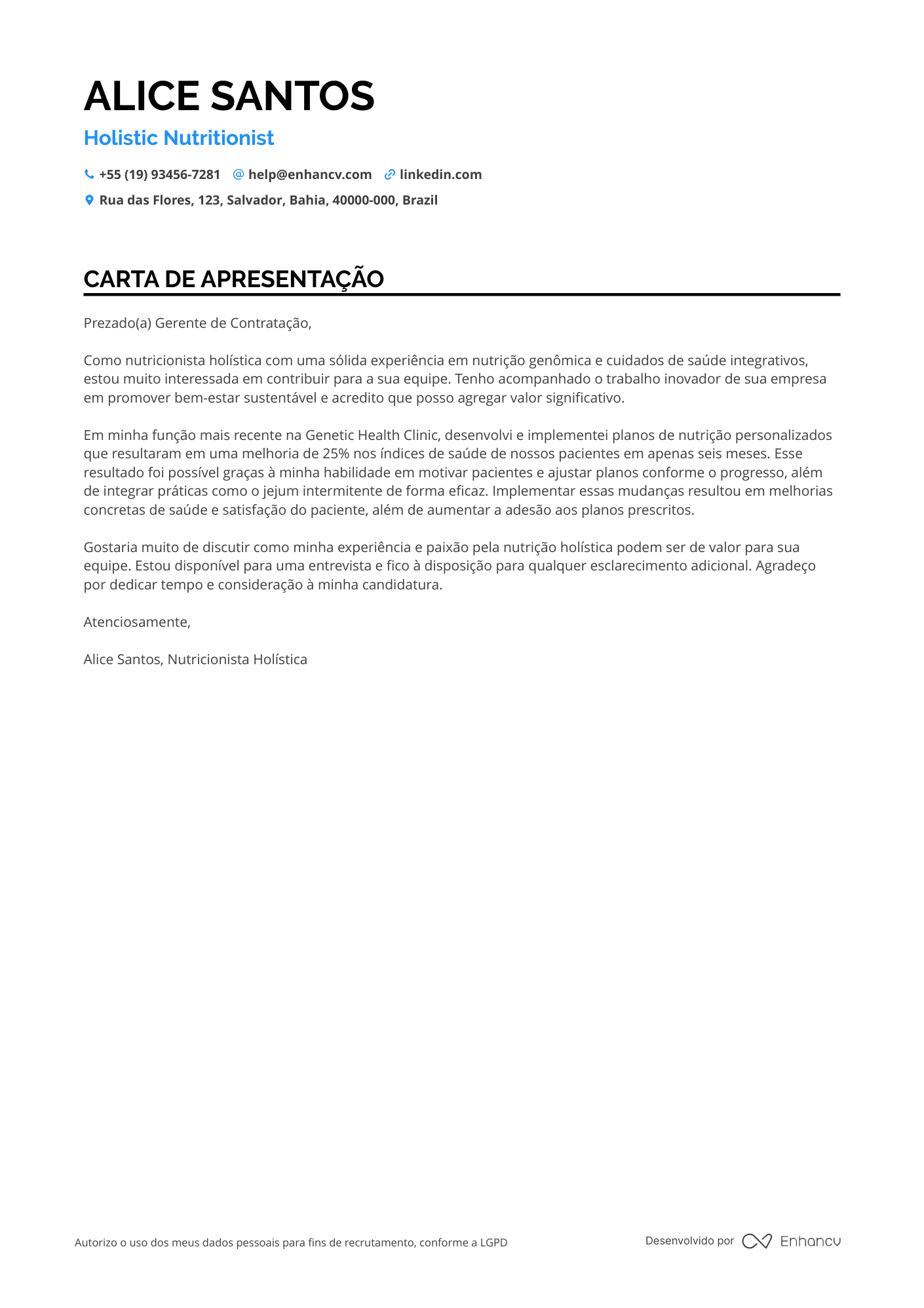 Nutricionista Autônomo