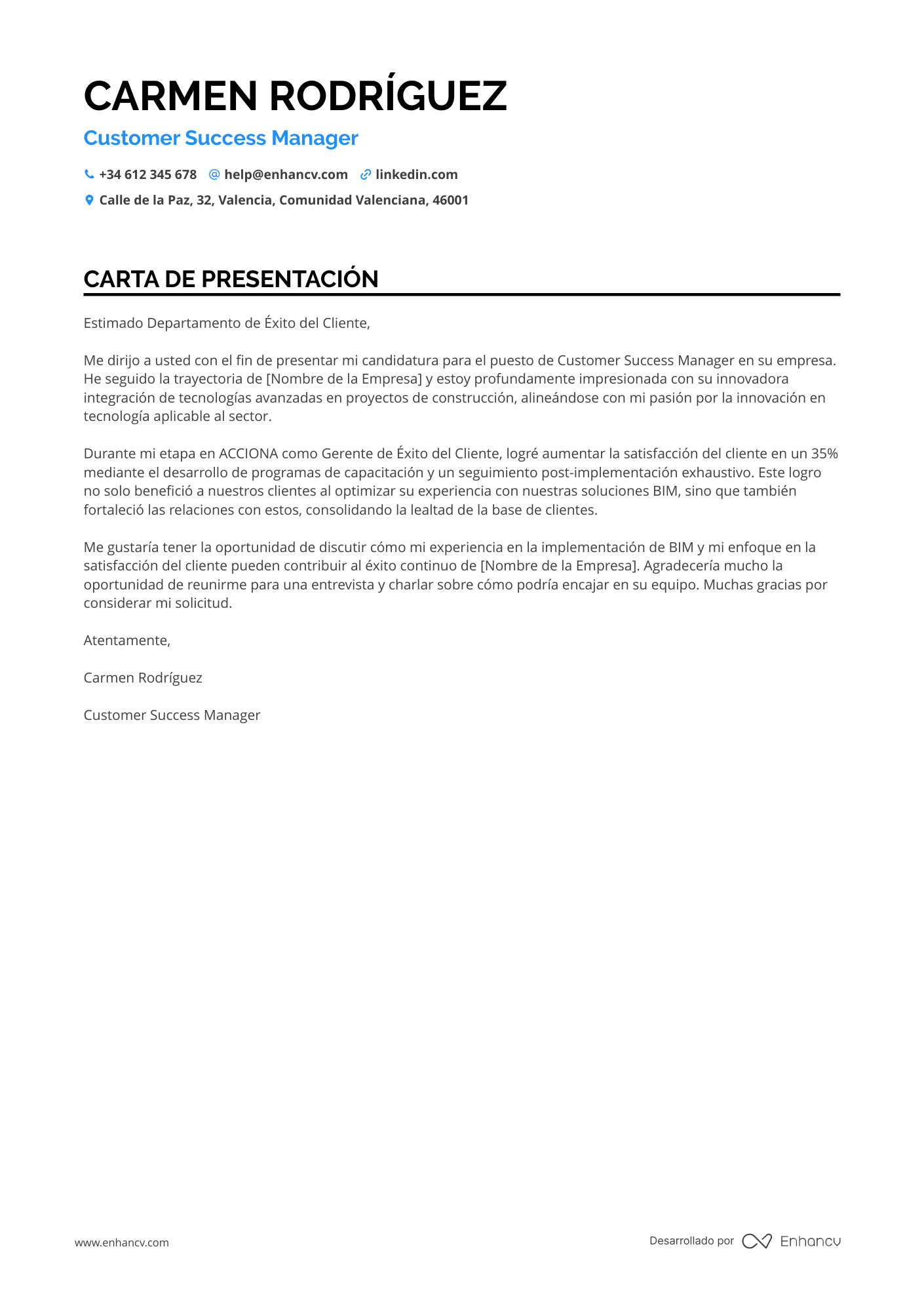 Director de Atención al Cliente